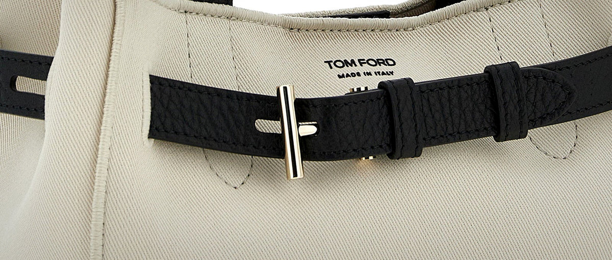 Tom Ford Small Audrey shopping bag, TOM FORD logo detail