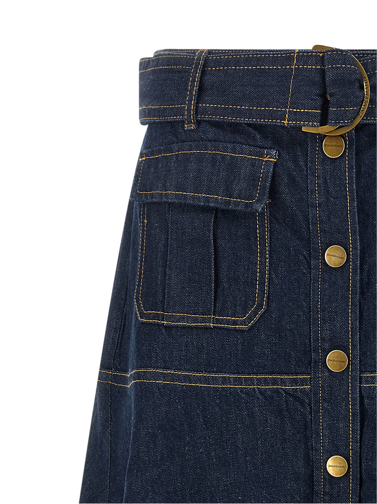 Zimmermann Denim Skirt