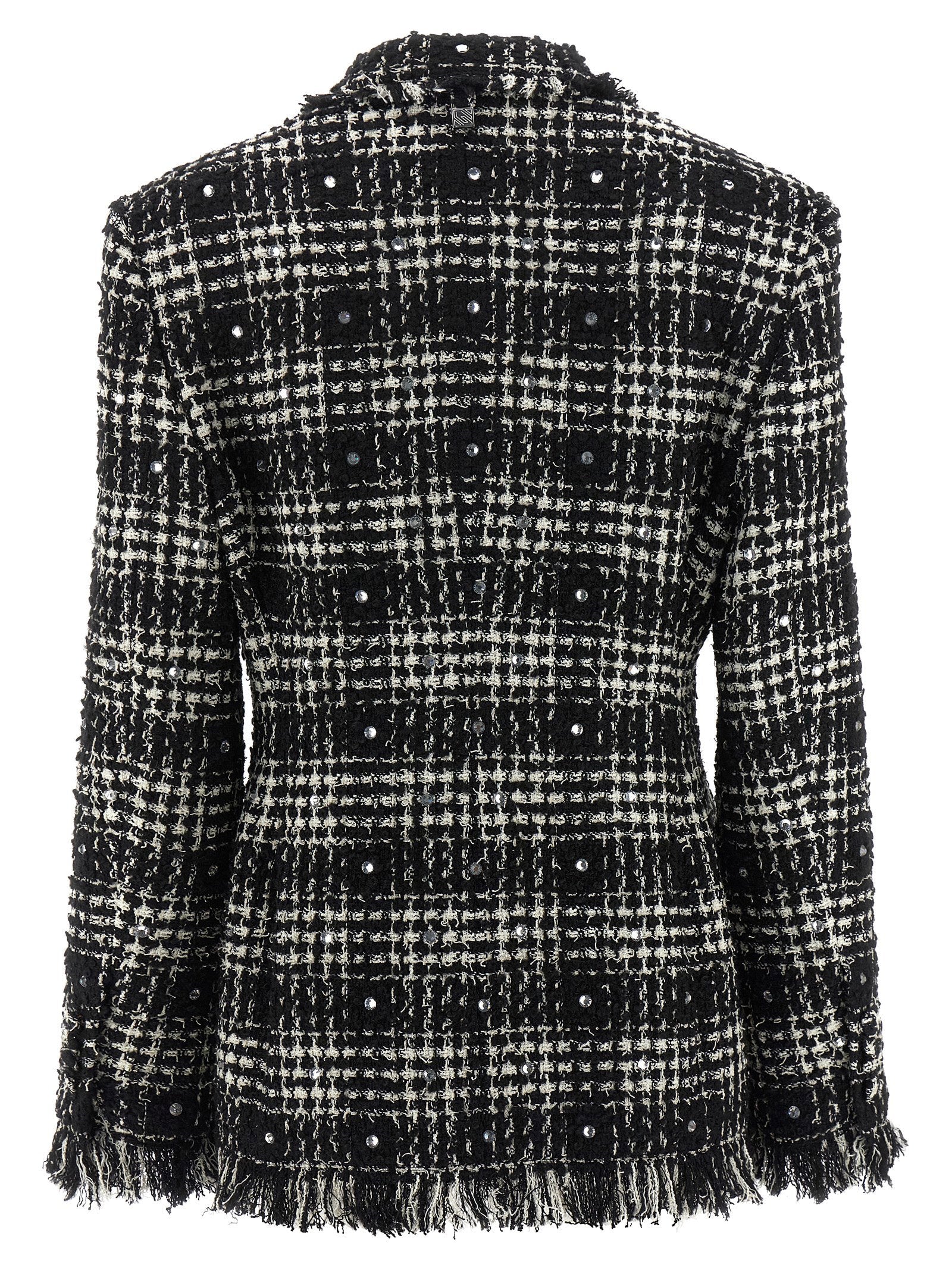 Giuseppe Di Morabito Tweed And Rhinestone Blazer