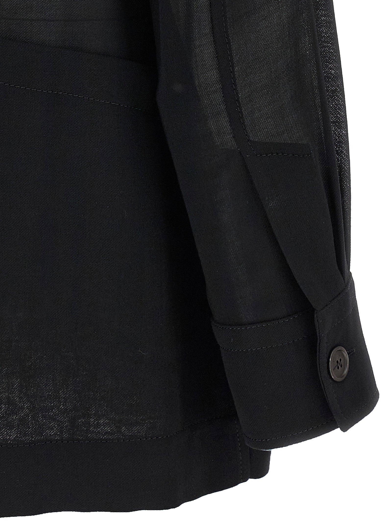Ferragamo Semi-sheer Wool Jacket