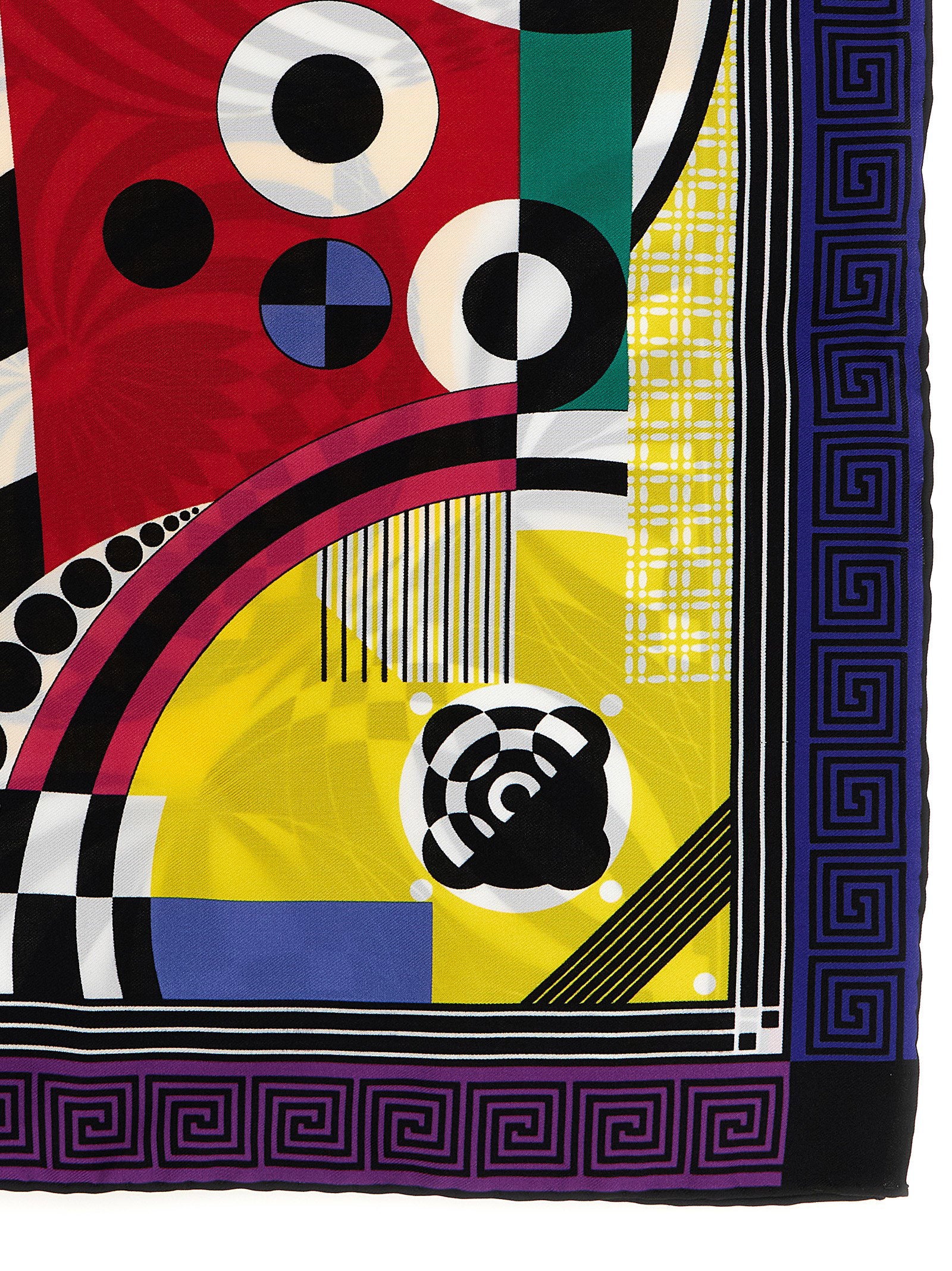 Versace Theatre Print Silk Scarf