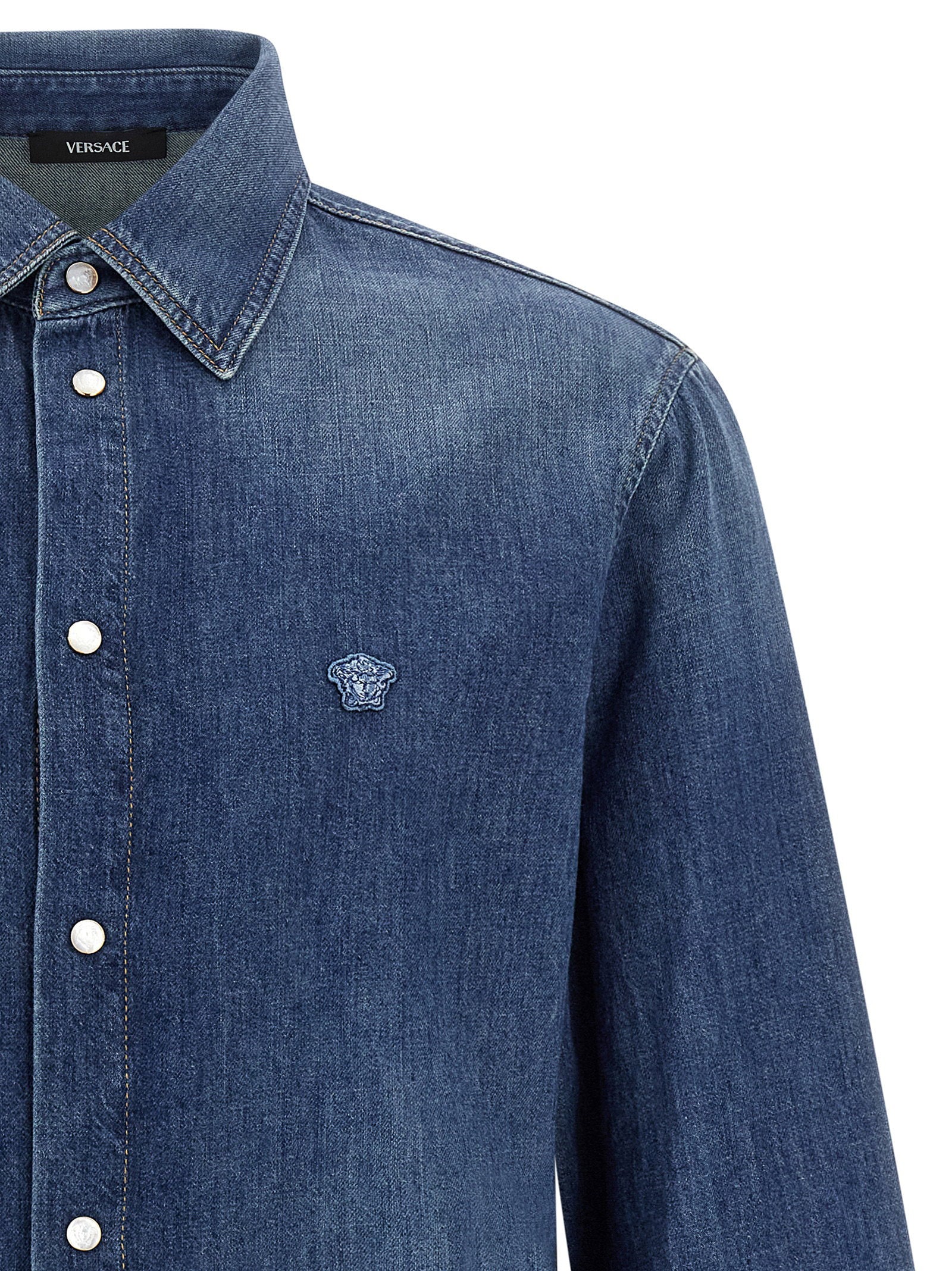 Versace Medusa Patch Shirt