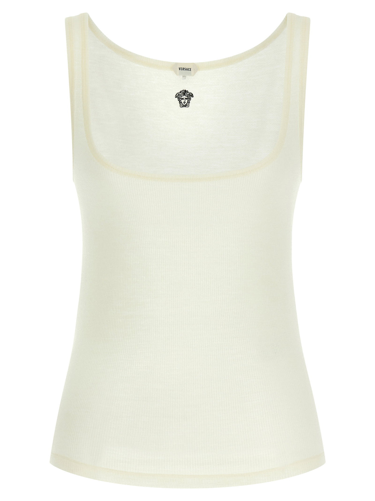 Versace La Medusa Embroidery Top