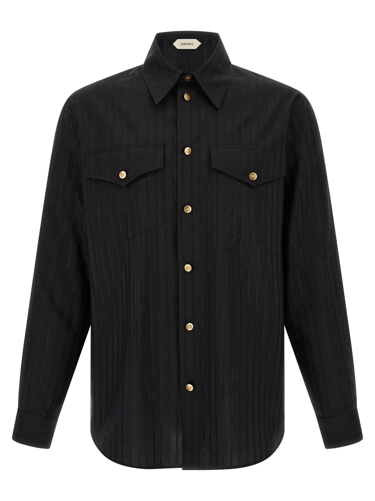 Versace Jacquard Silk Shirt
