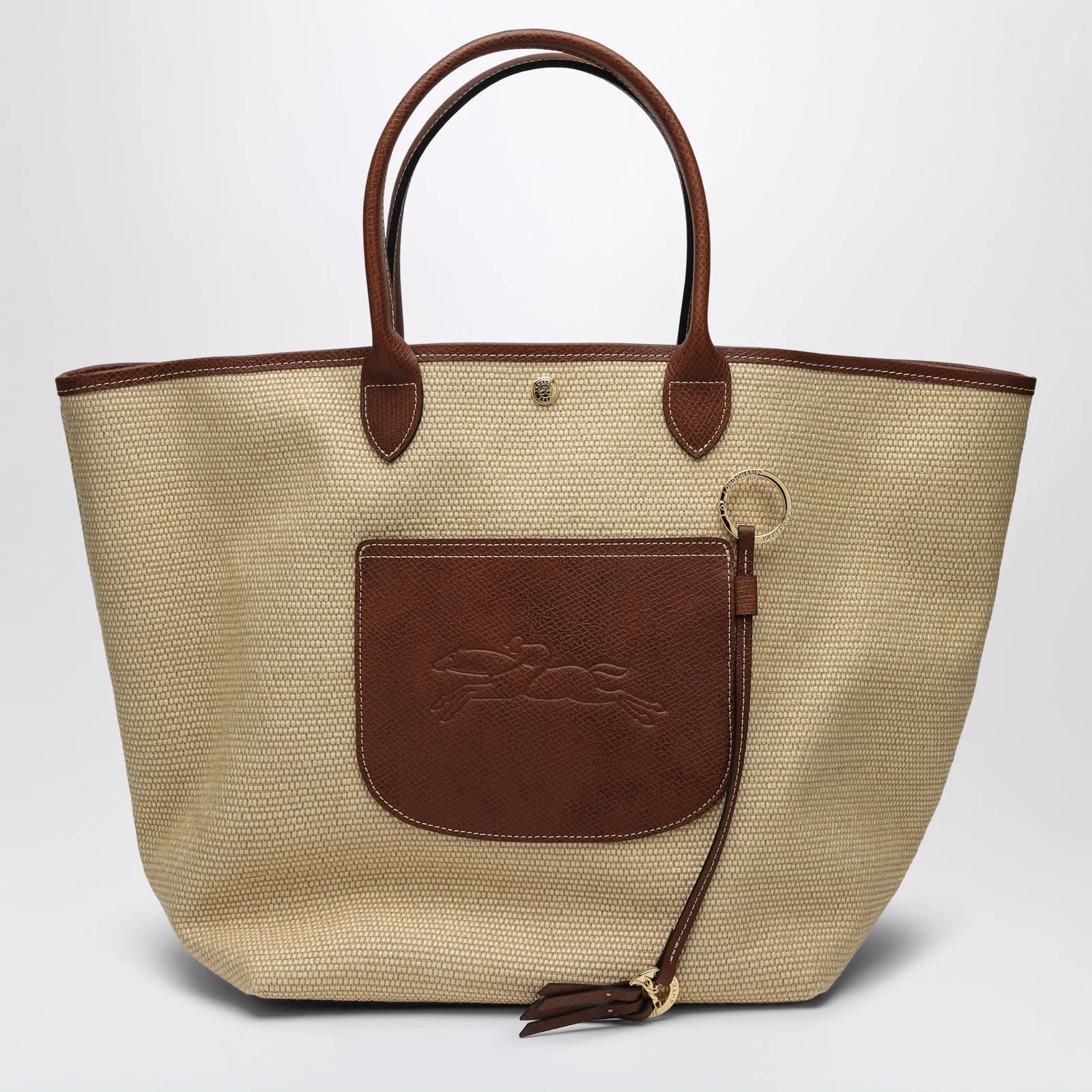 Longchamp Basket bag L Le Pliage brown