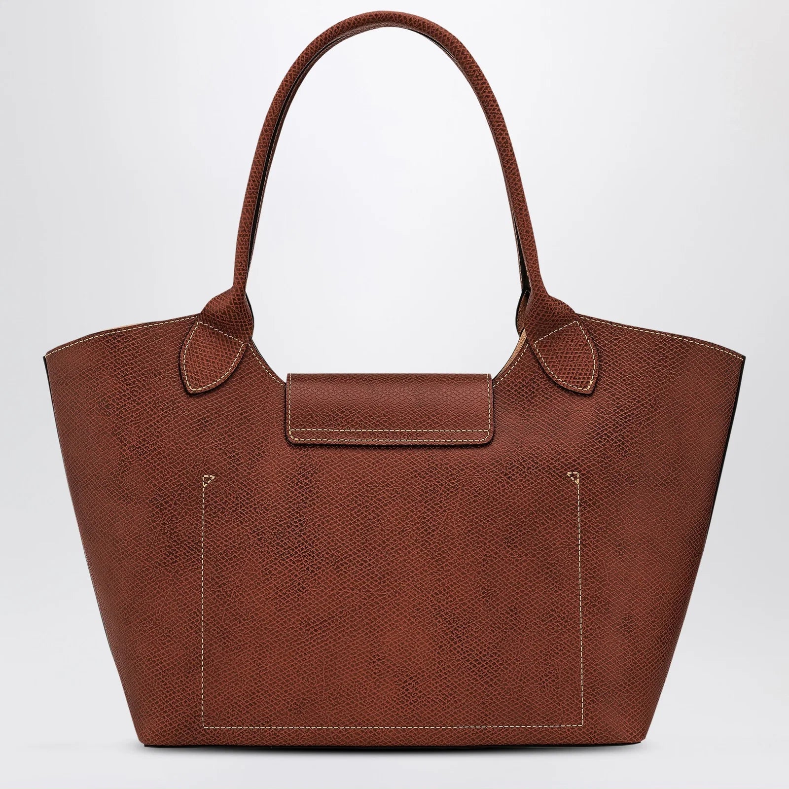 Longchamp L Épure leather shoulder bag brown