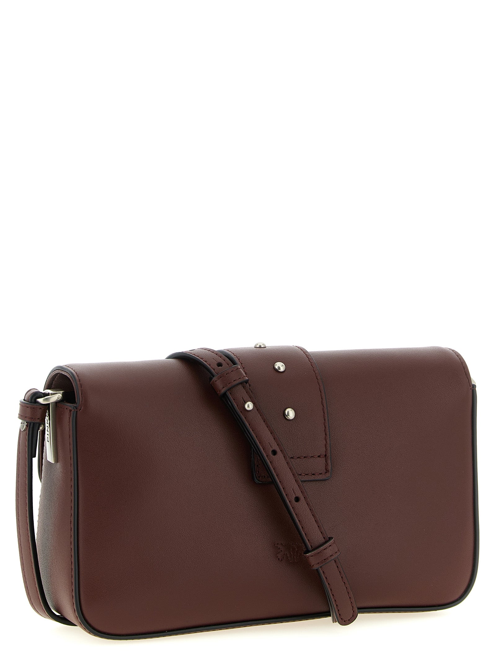 Pinko Mini Love Slouchy Shoulder Bag