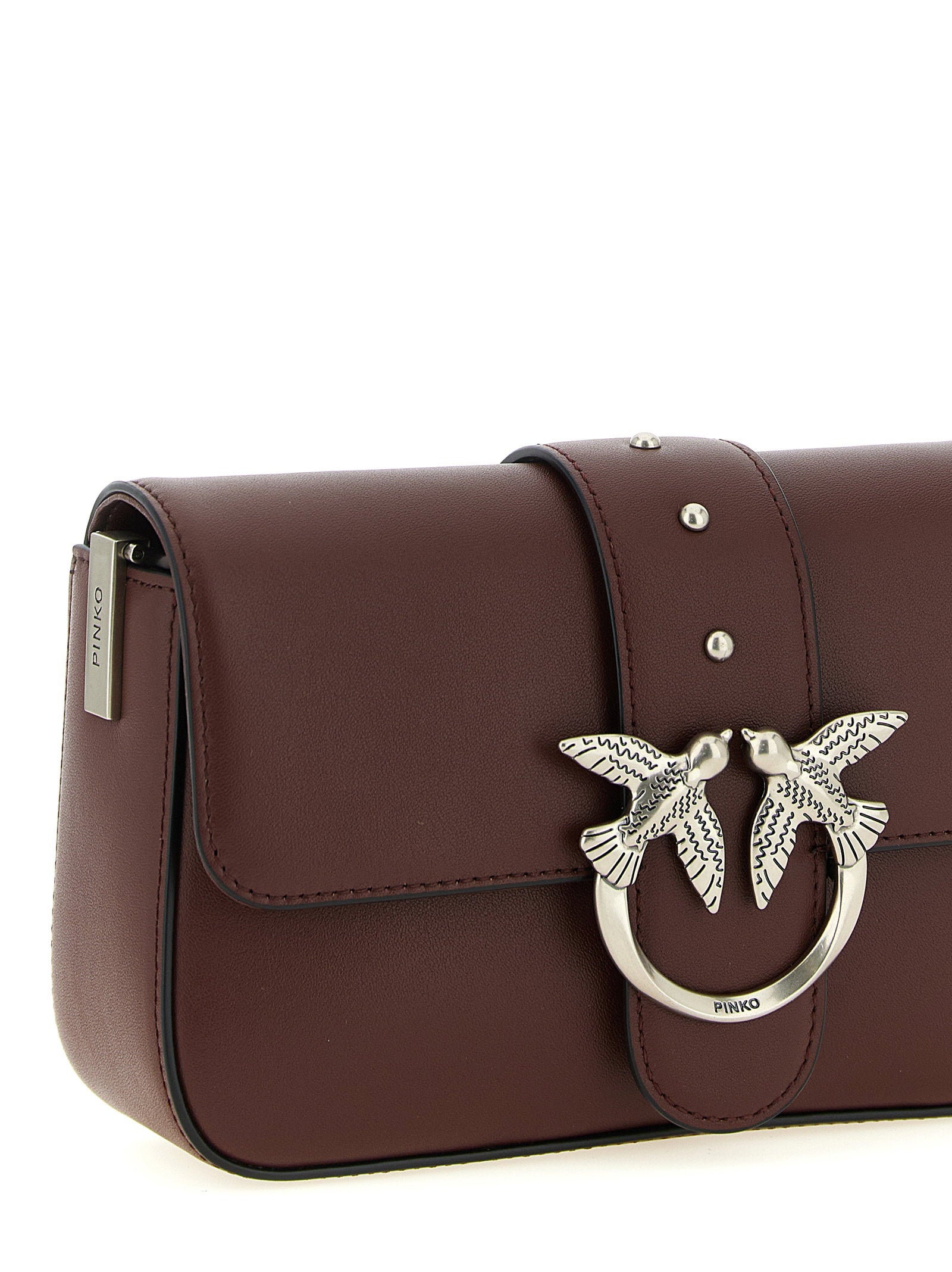 Pinko Mini Love Slouchy Shoulder Bag