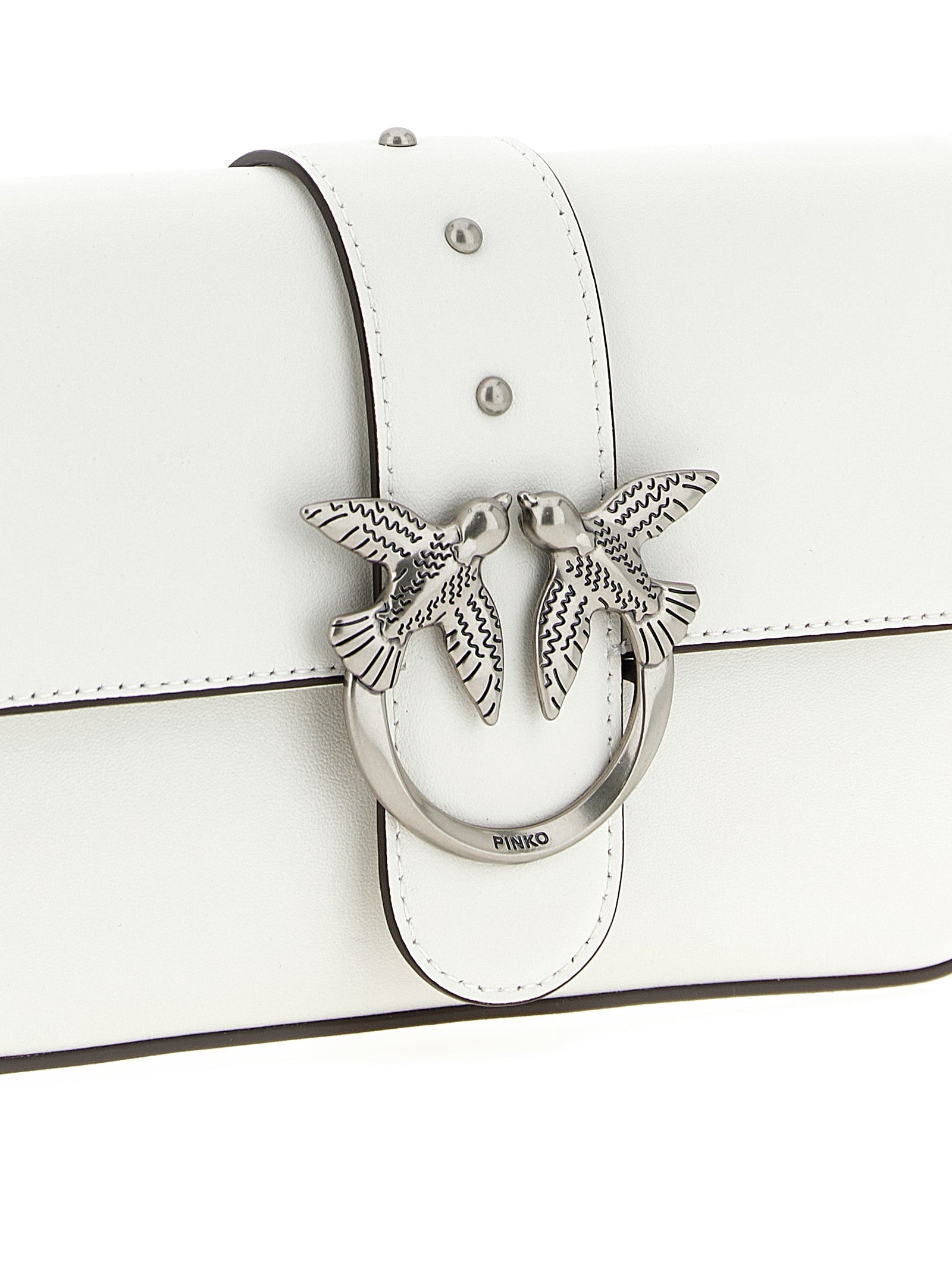 Pinko Mini Love Slouchy Shoulder Bag