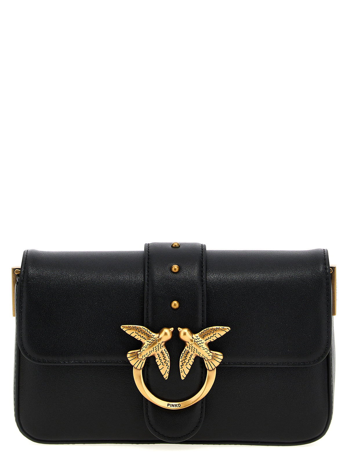 Pinko Mini Love Slouchy Shoulder Bag