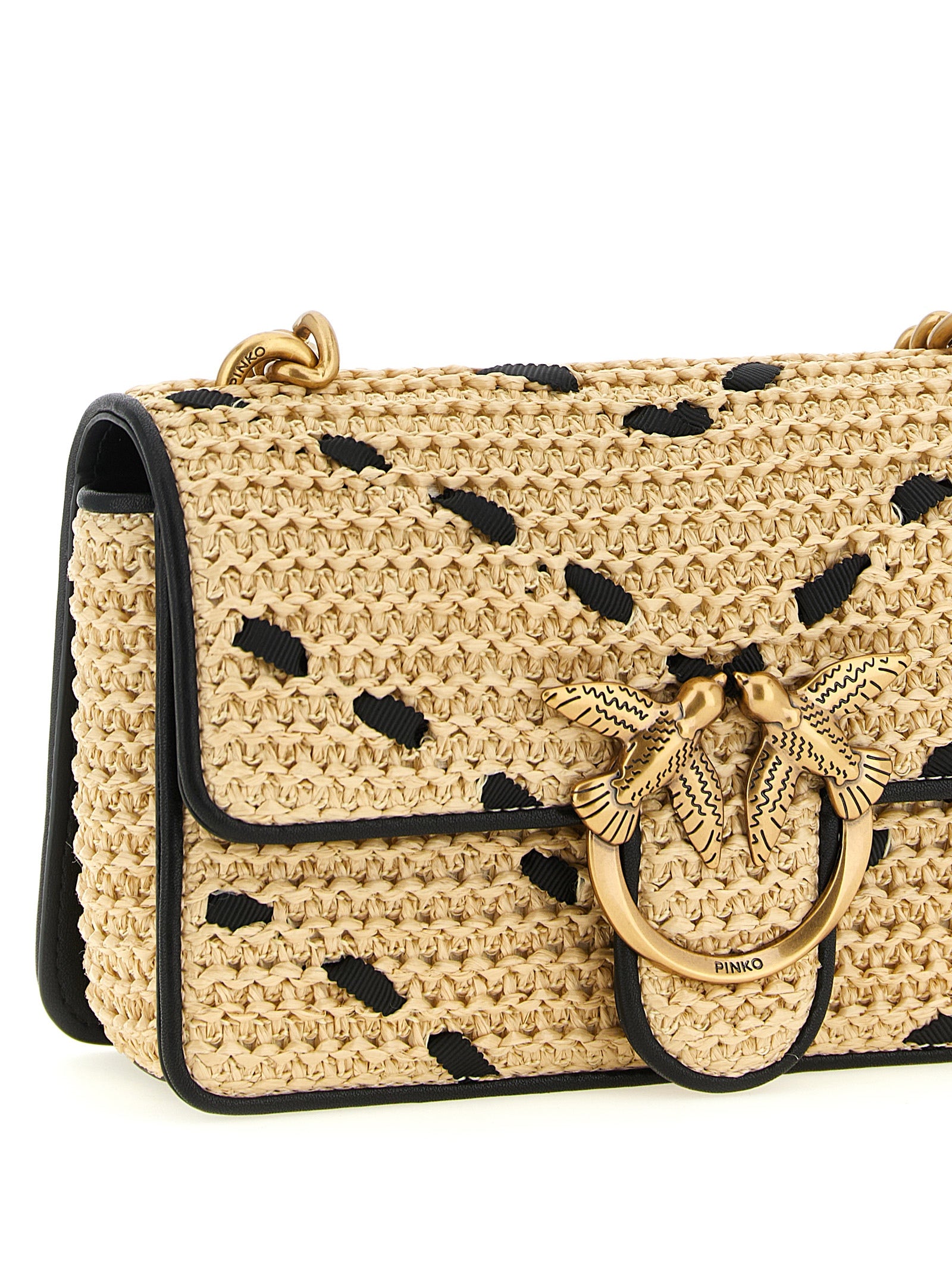 Pinko Mini Love One Light Crossbody Bag