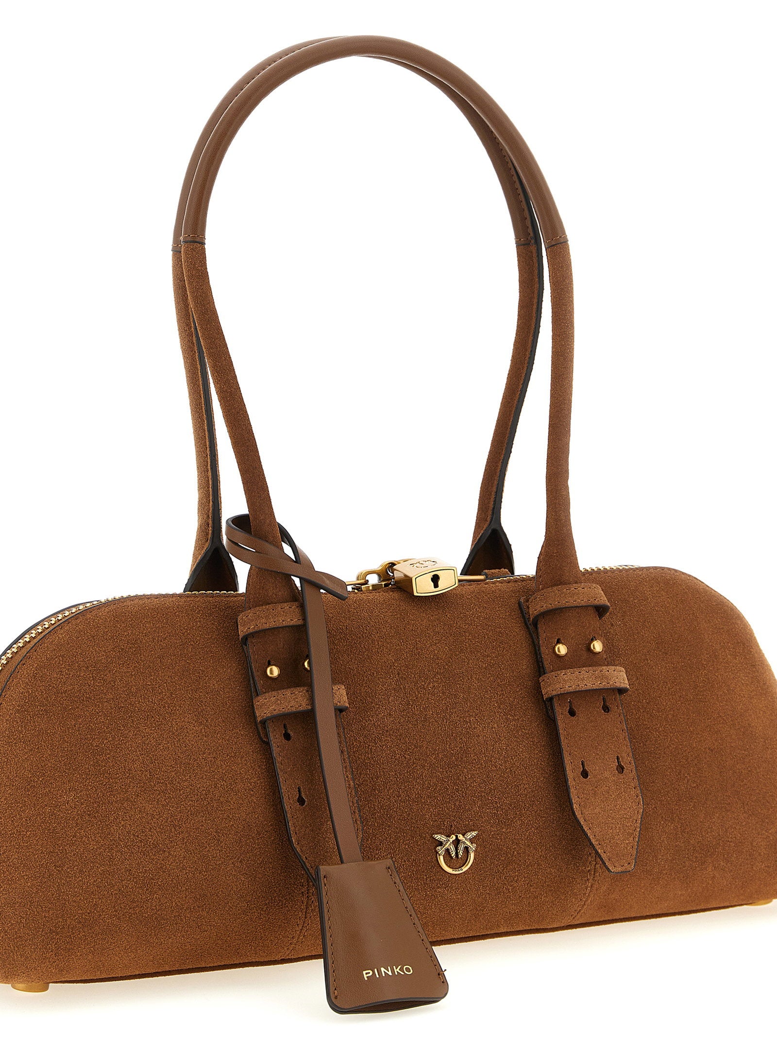 Pinko Bowling Baguette Large Shoulder Bag