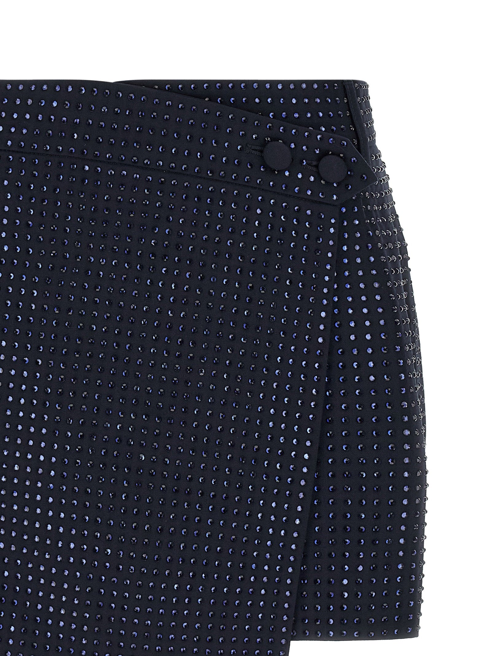 Pinko Soave Skirt With Rhinestones
