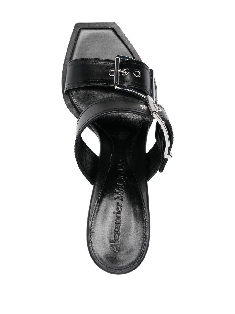 Alexander McQueen 100mm Buckled Leather Sandals