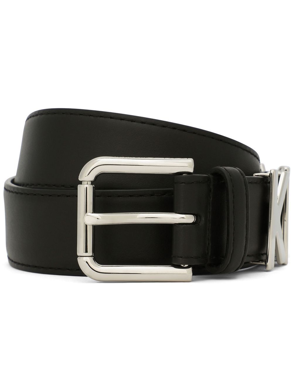 Dolce & Gabbana logo-lettering Leather Belt