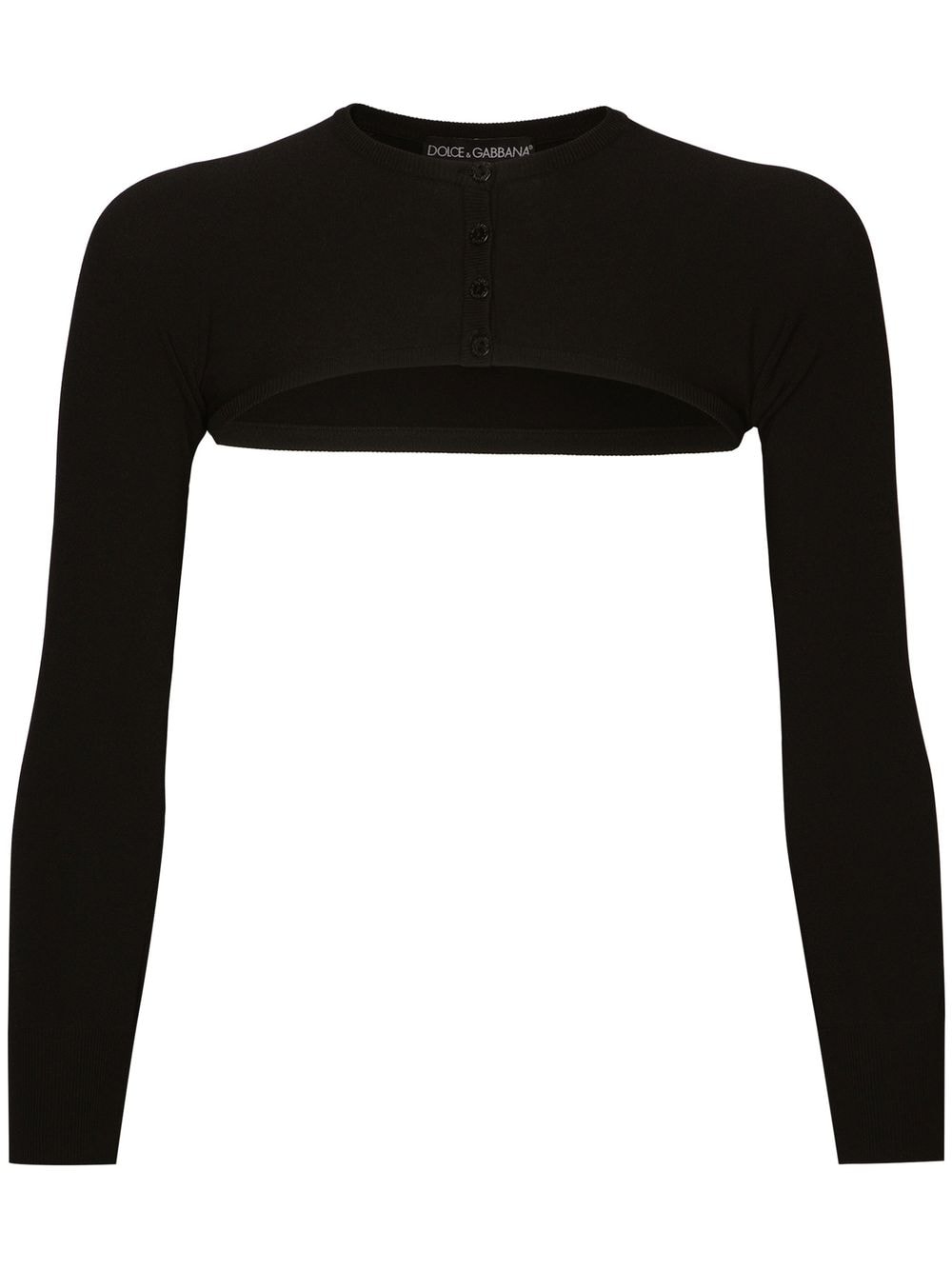 Dolce & Gabbana cropped button-fastening cardigan
