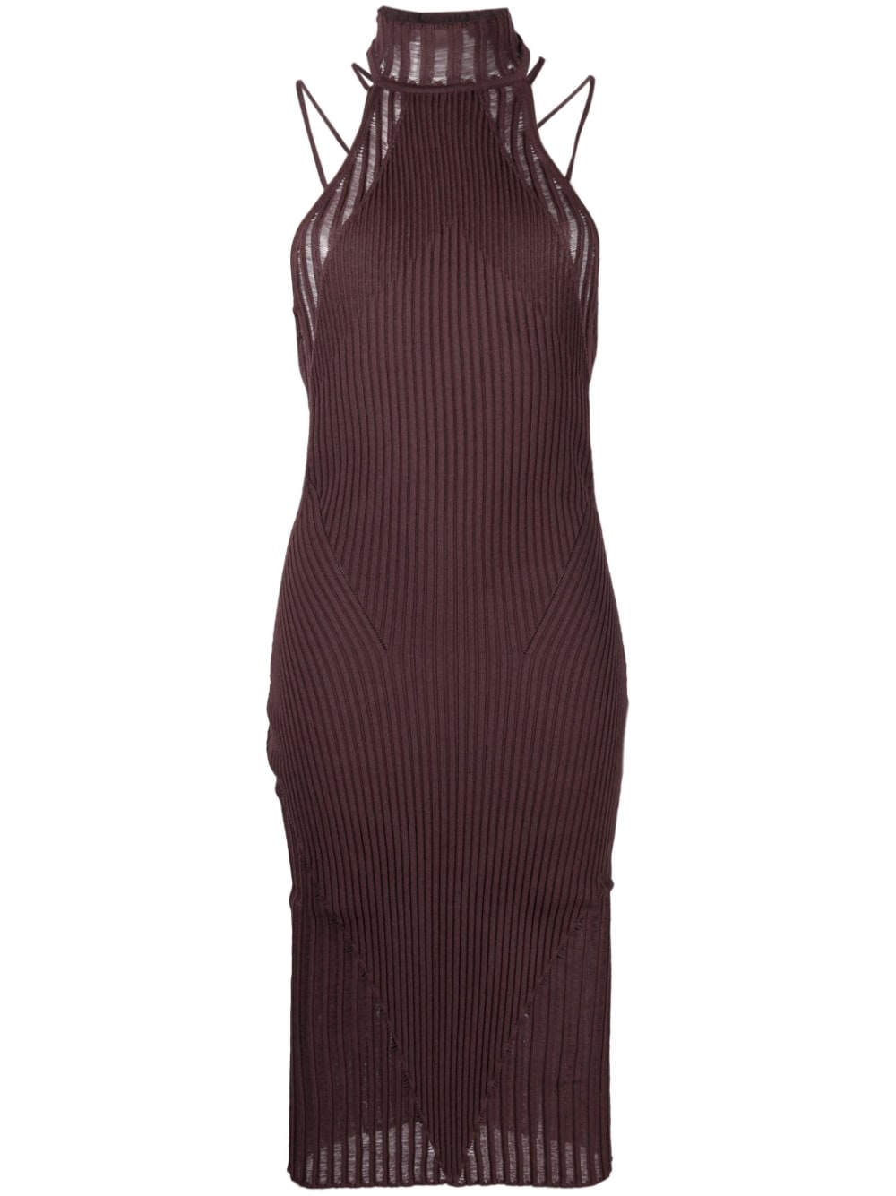AndreĀdamo AndreÄdamo Ribbed midi dress