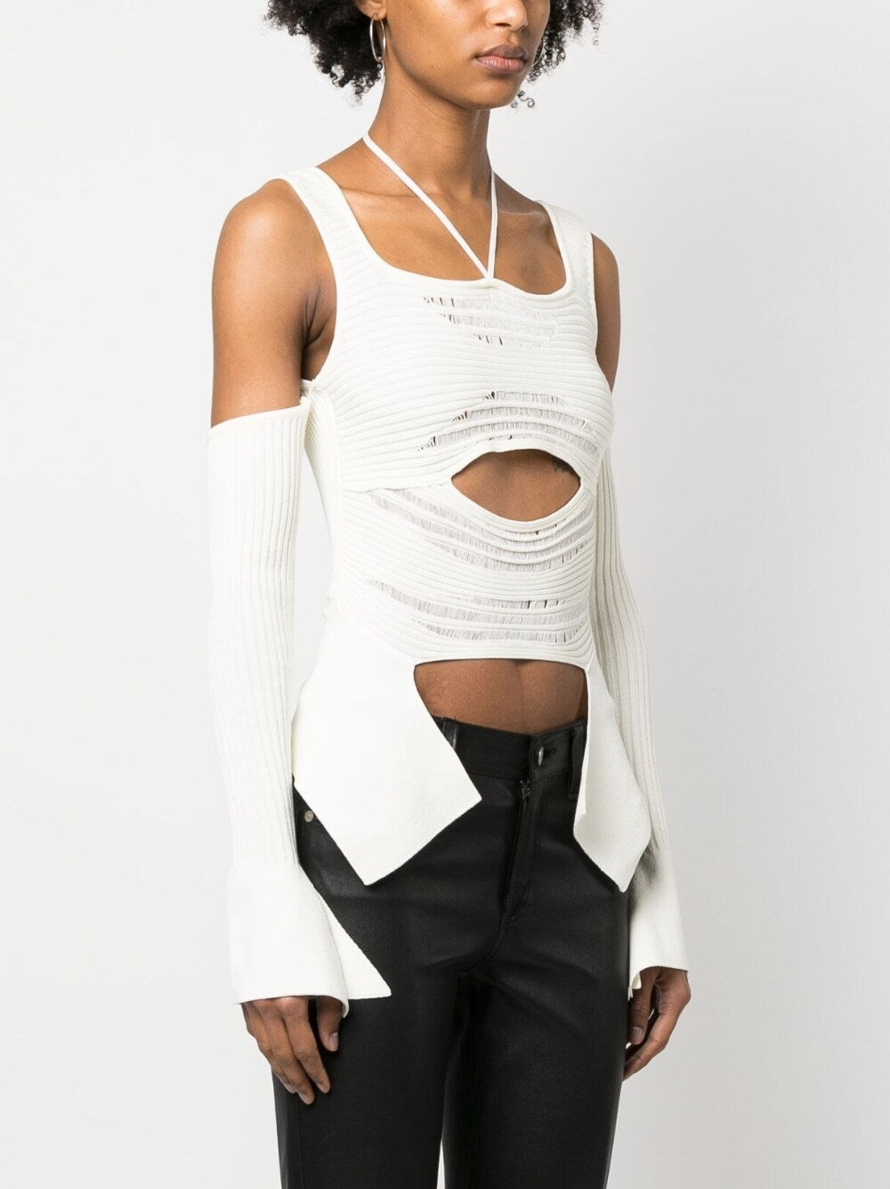 AndreĀdamo AndreÄdamo Knit ribbed top