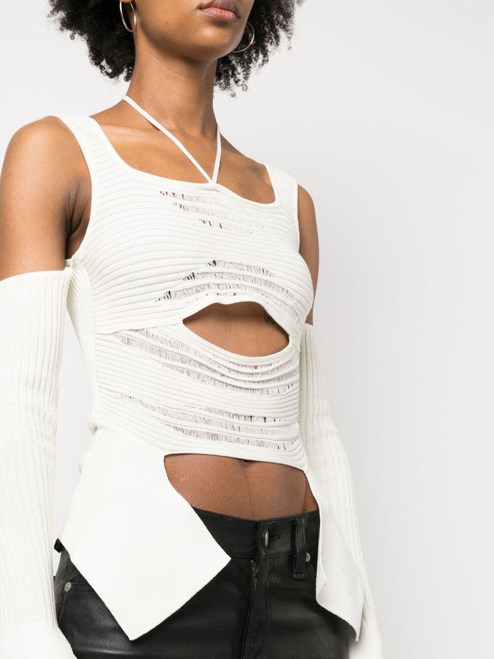 AndreĀdamo AndreÄdamo Knit ribbed top