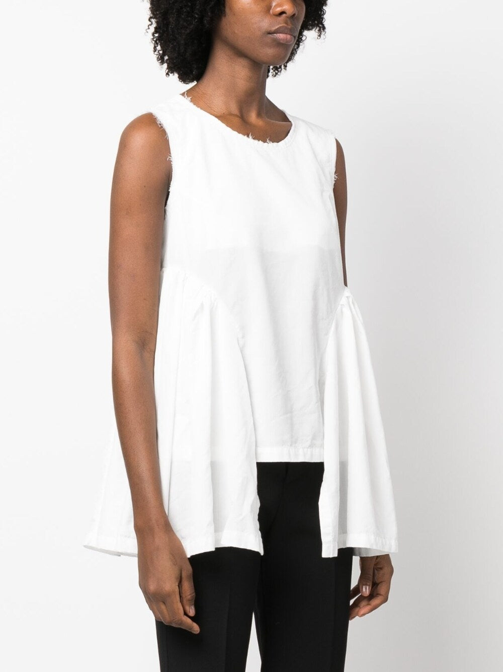 Comme Des Garcons Tank top with draped detail