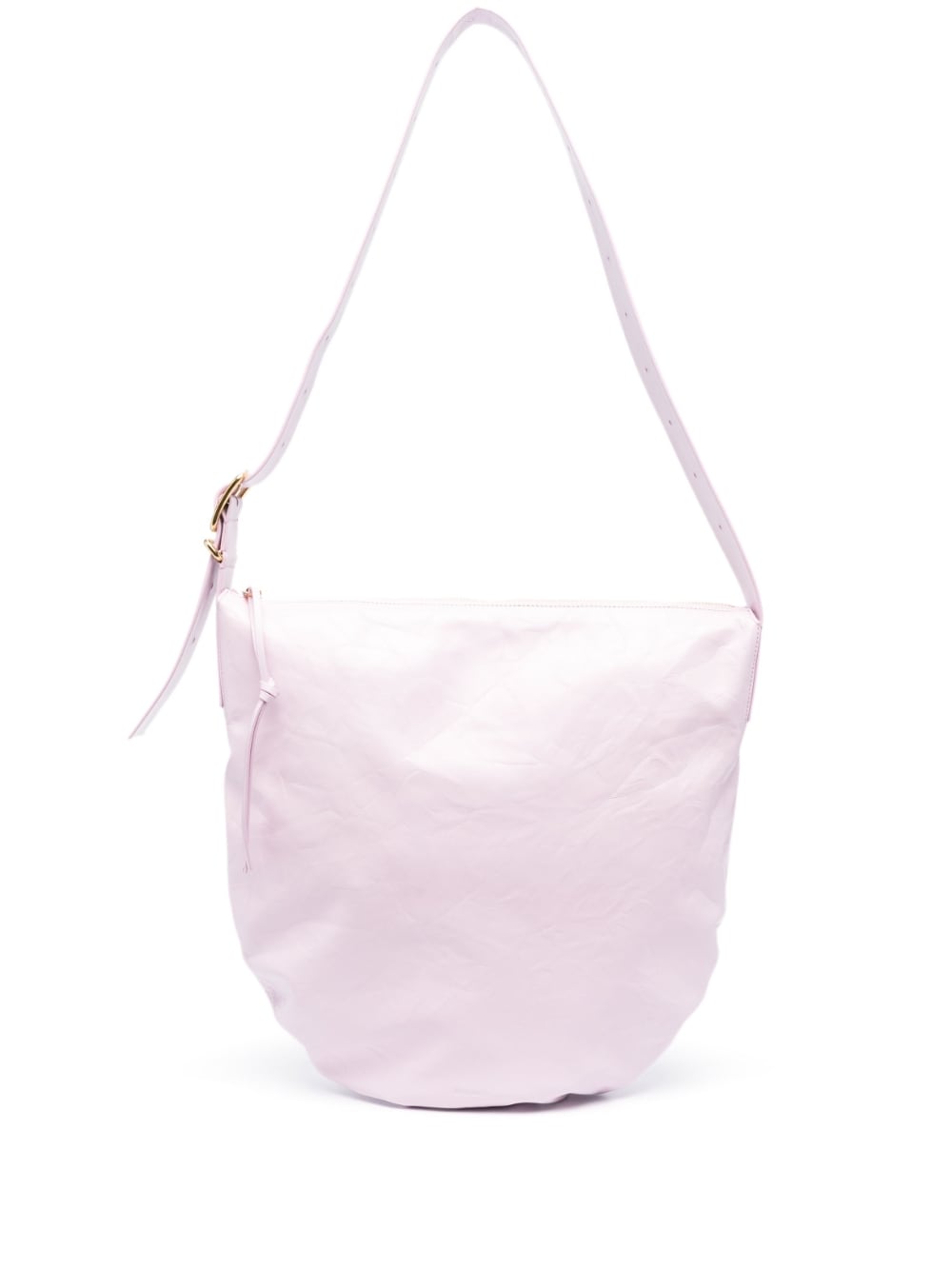 Jil Sander medium crinkled leather shoulder bag