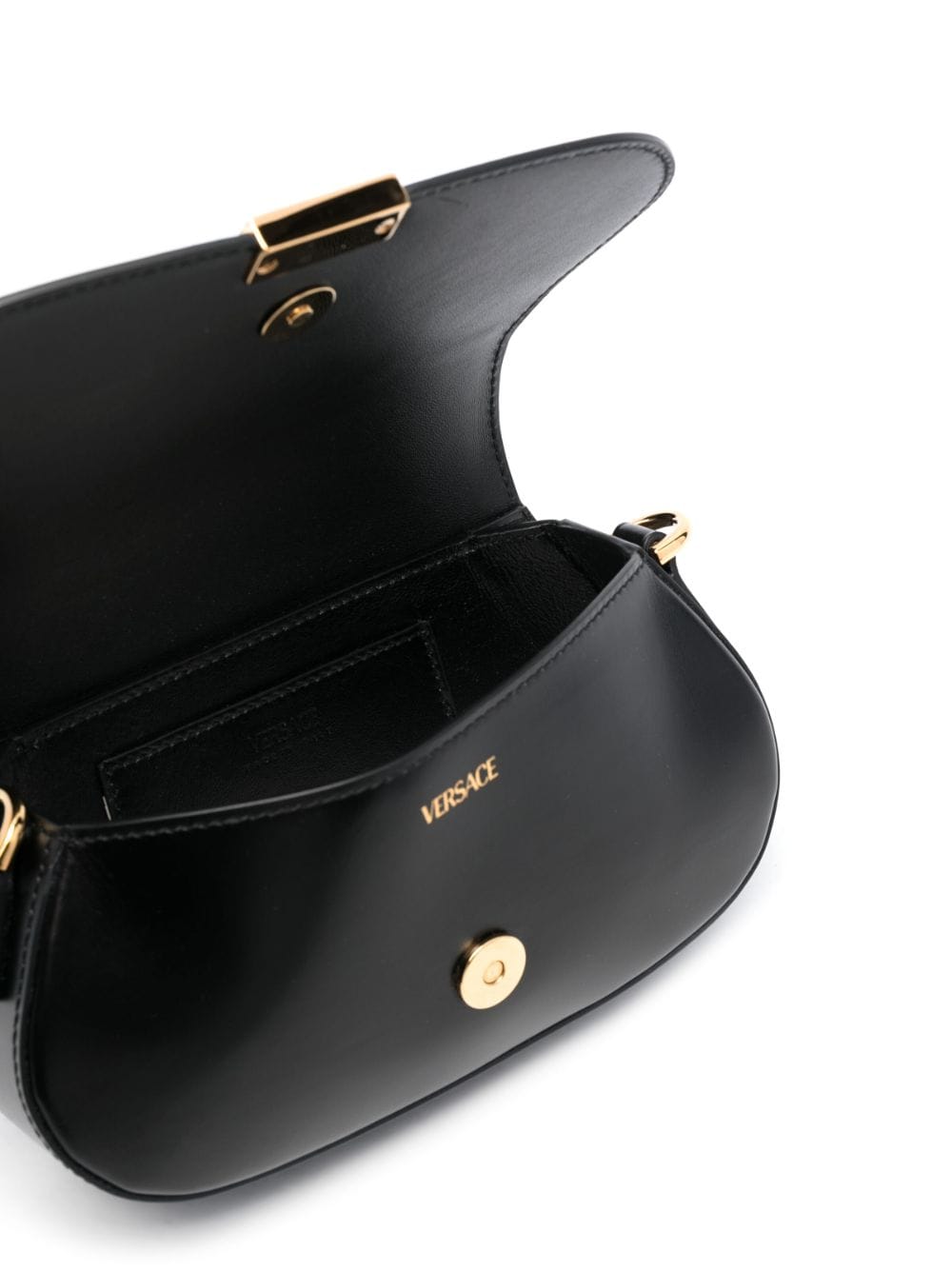 Versace Greca Goddess leather mini bag