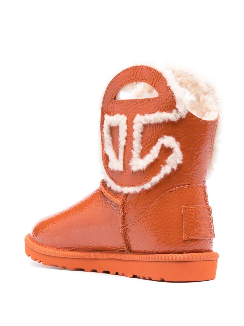UGG X Telfar Logo Mini Crinkle Boots