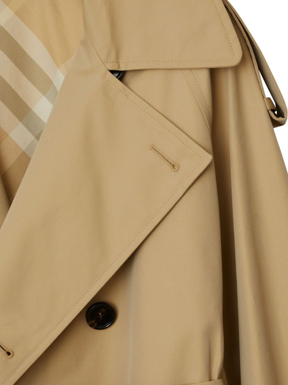 Burberry Belted Cotton Trench Coat