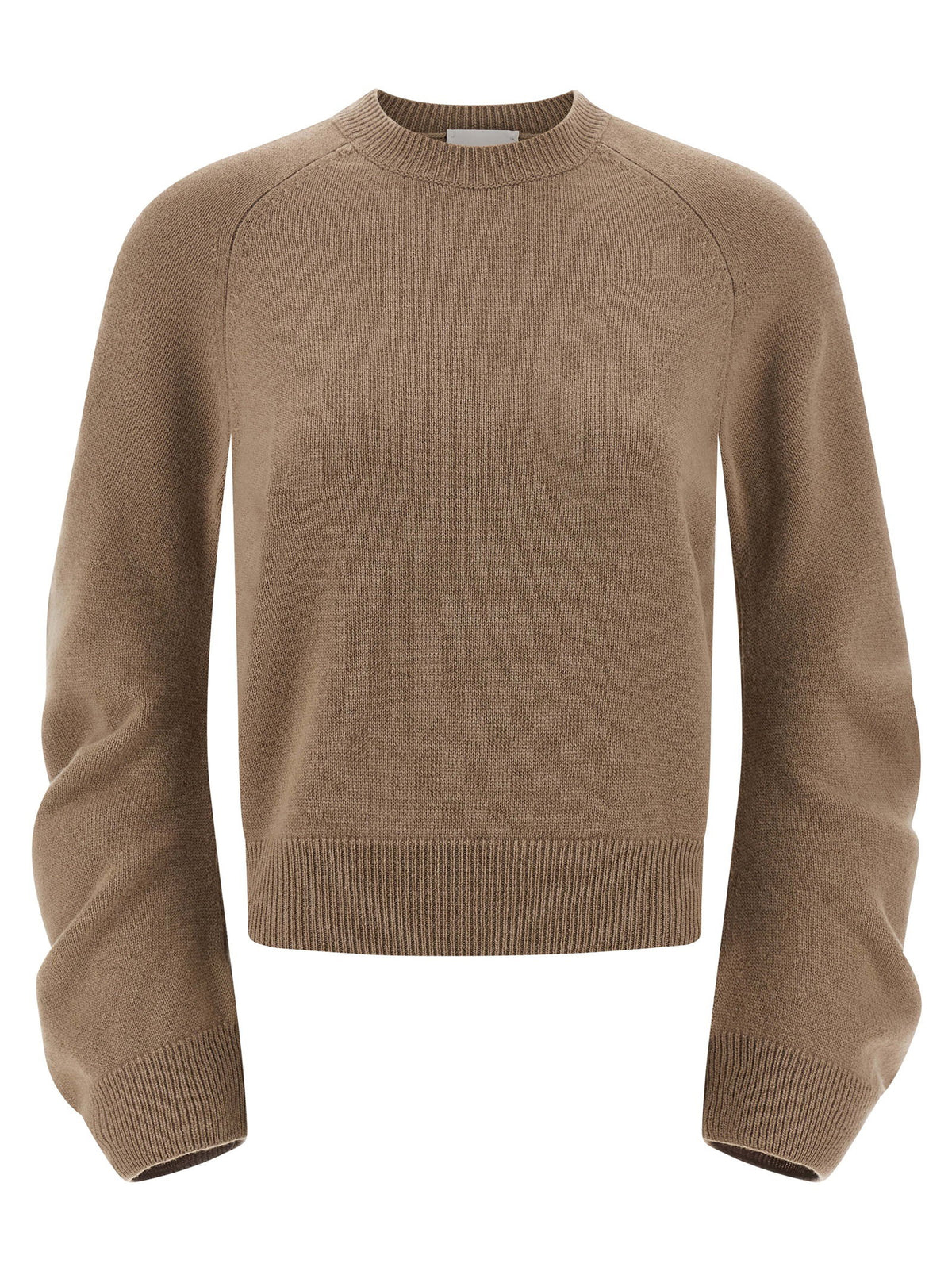 Nude Curved Sleeve Sweater