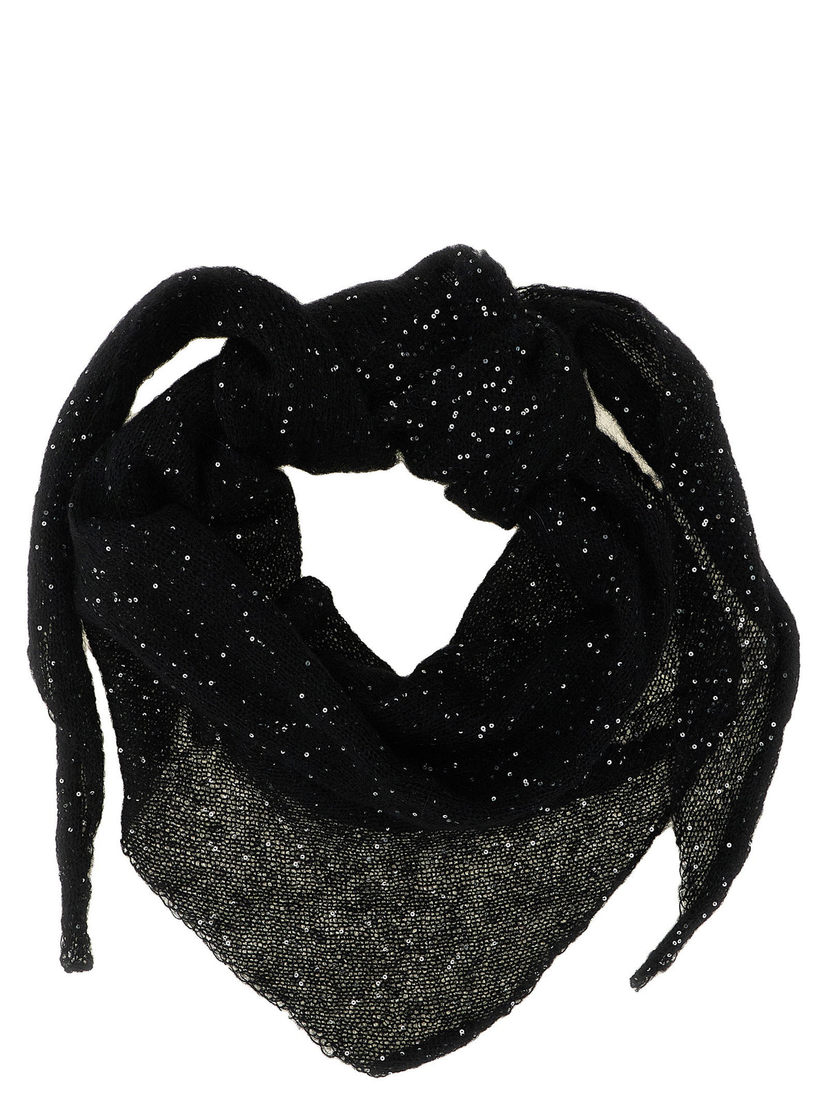 Nude Micro Sequin Scarf