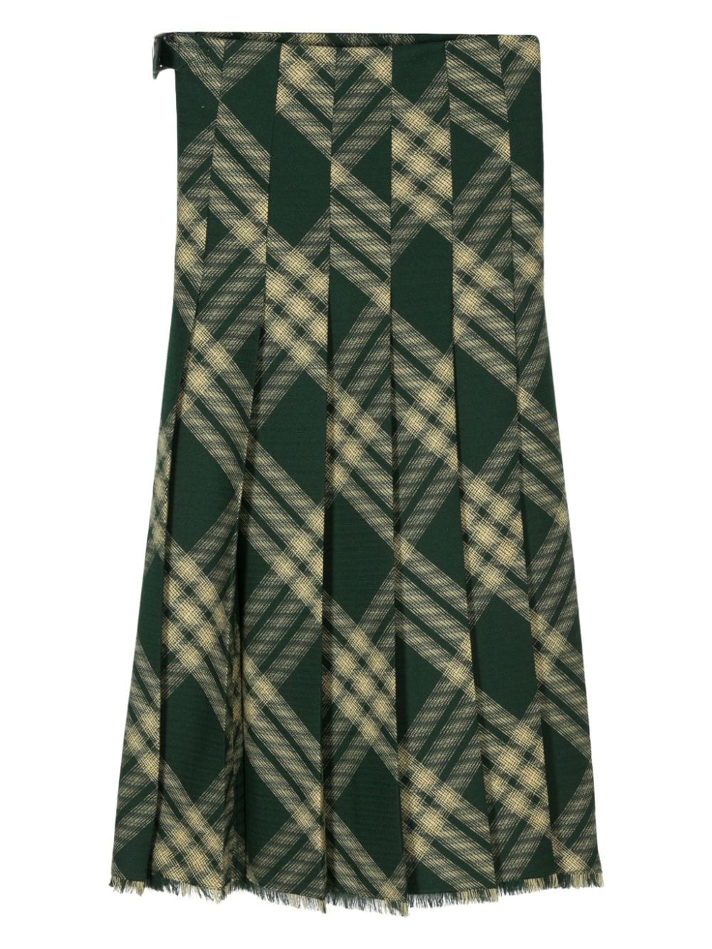 Burberry Pleated wool skirt