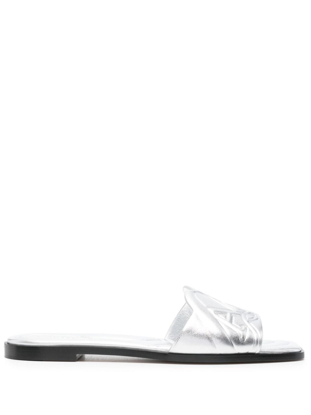 Alexander McQueen Slide sandals with embossed logo