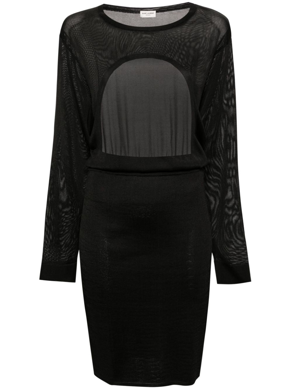 Saint Laurent open-back knitted dress