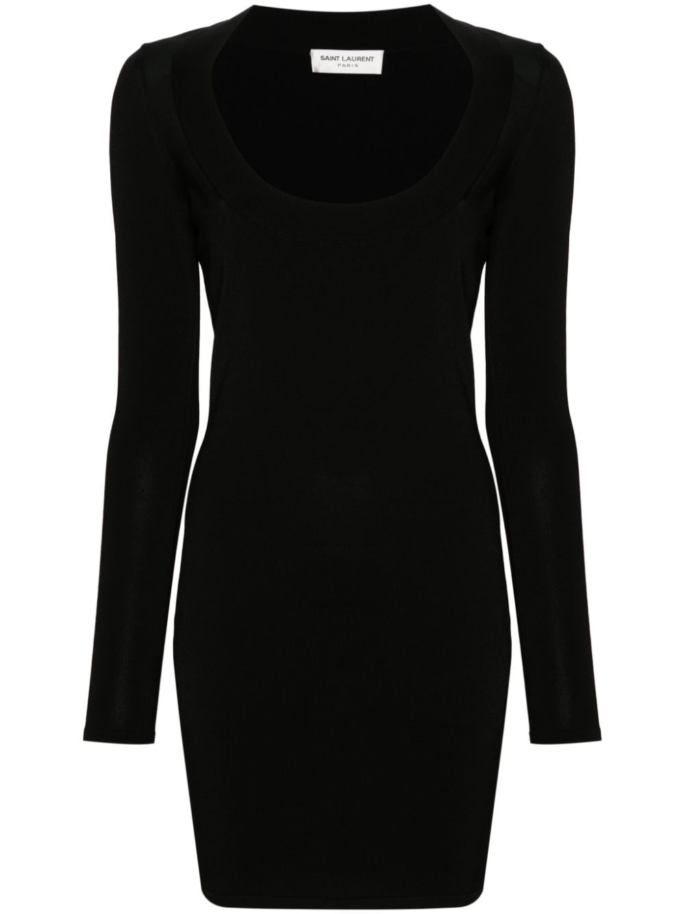 Saint Laurent Décolleté Mini Dress