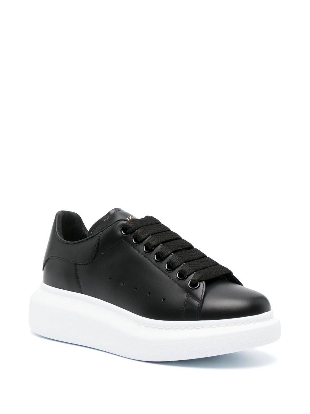 Alexander McQueen Black Leather Sneakers