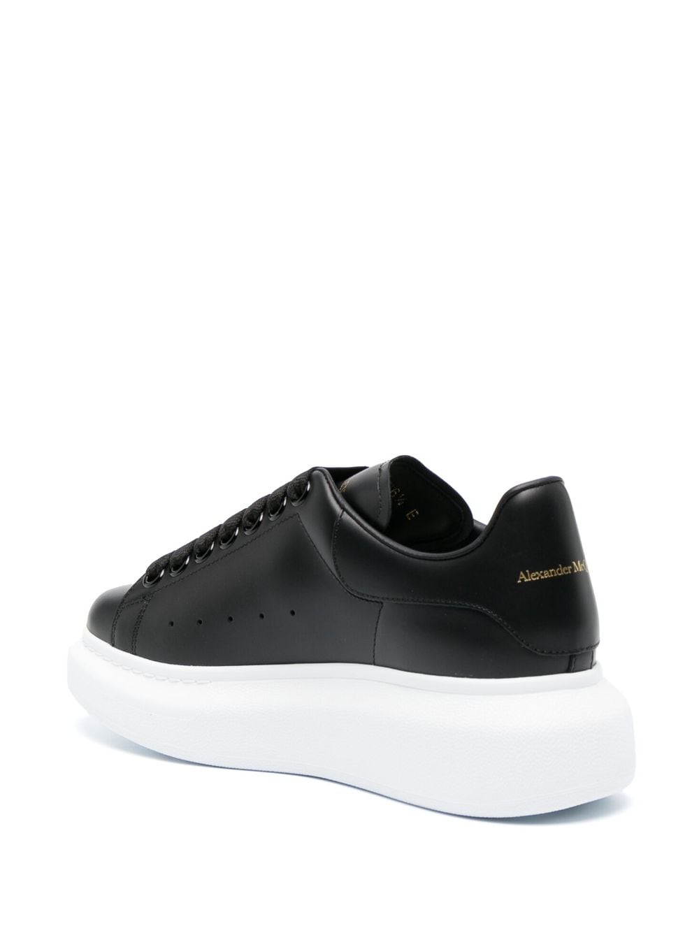 Alexander McQueen Black Leather Sneakers