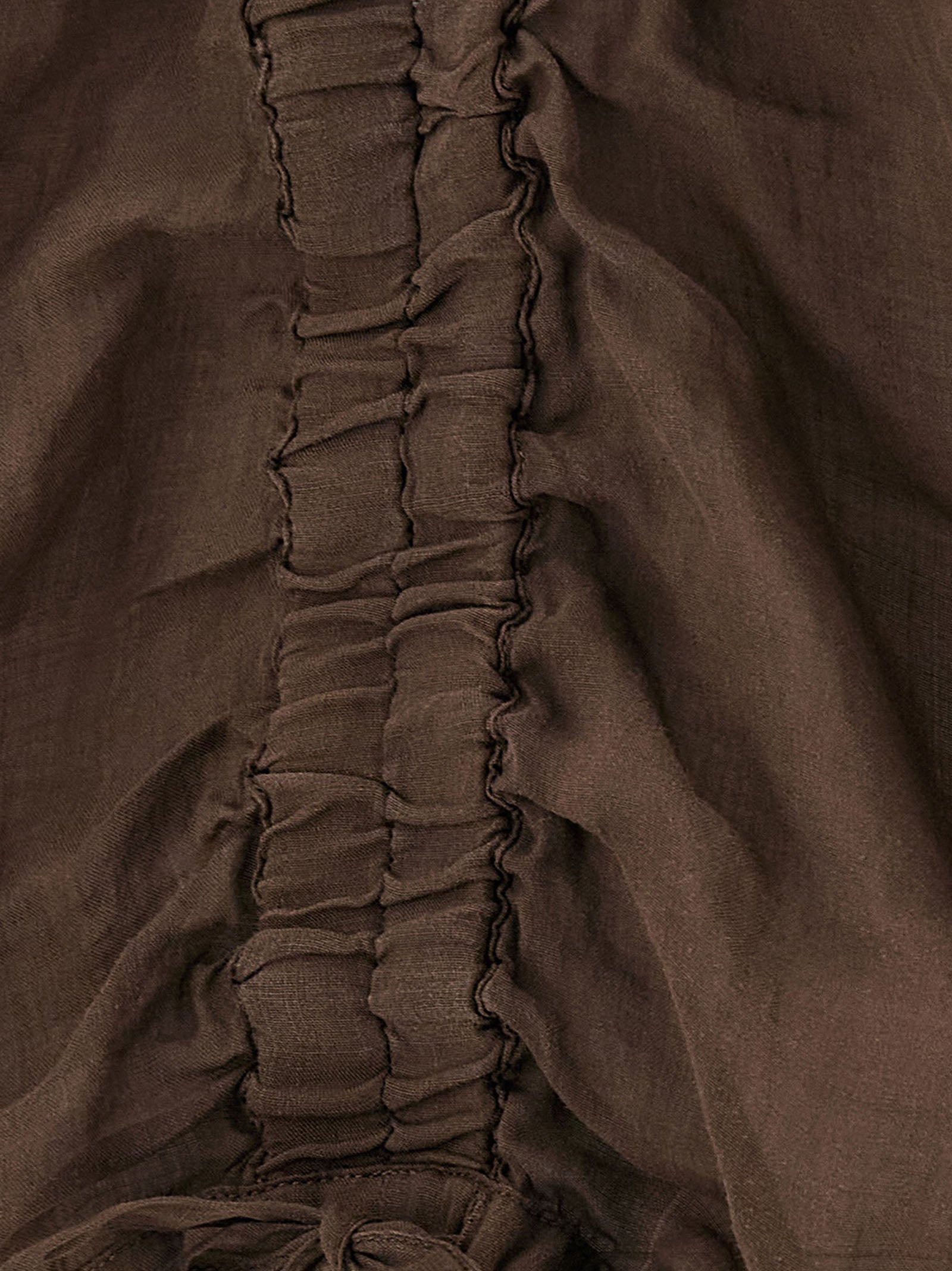 Nude Cropped Blouse