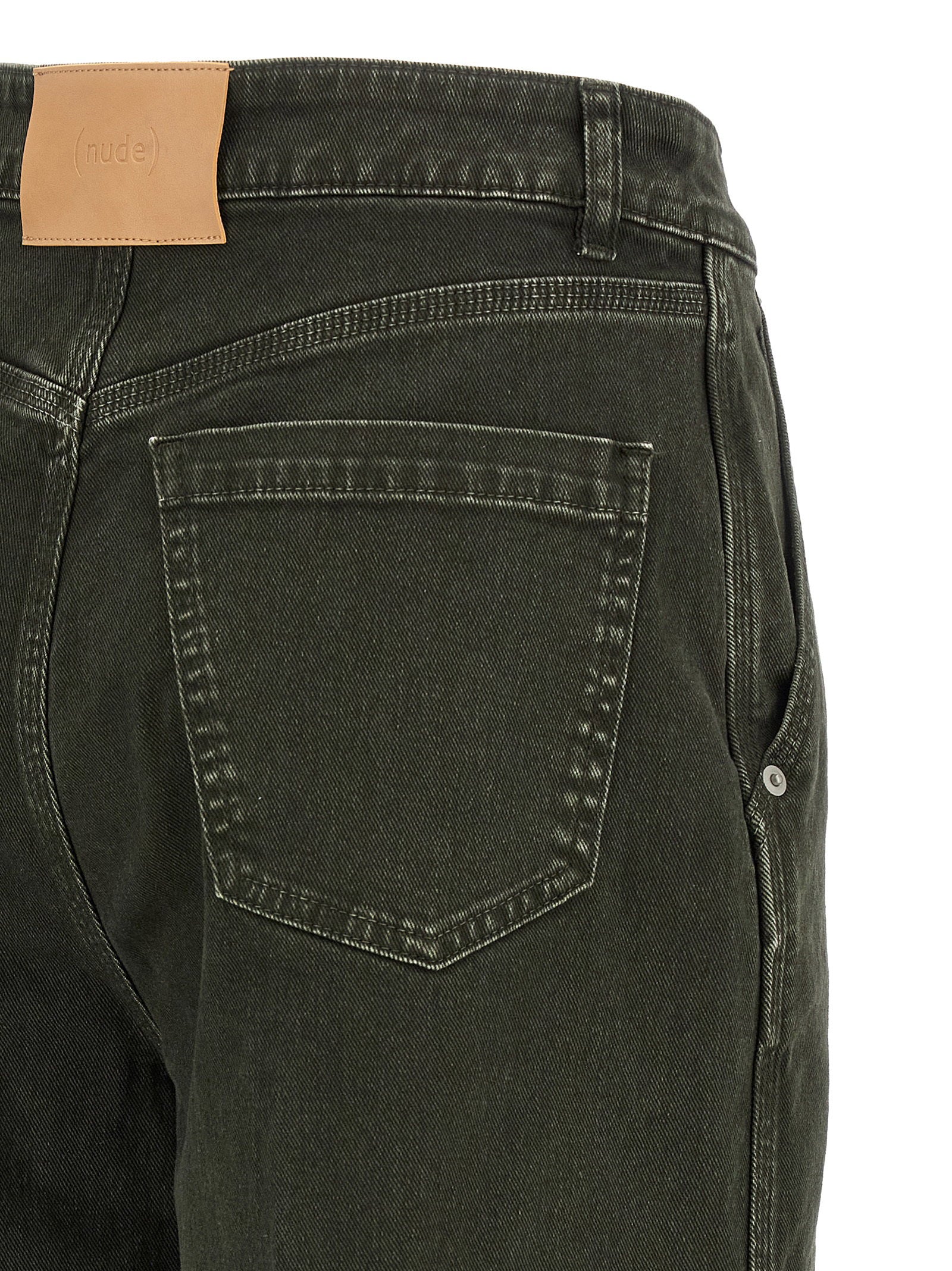 Nude Wide Leg Jeans