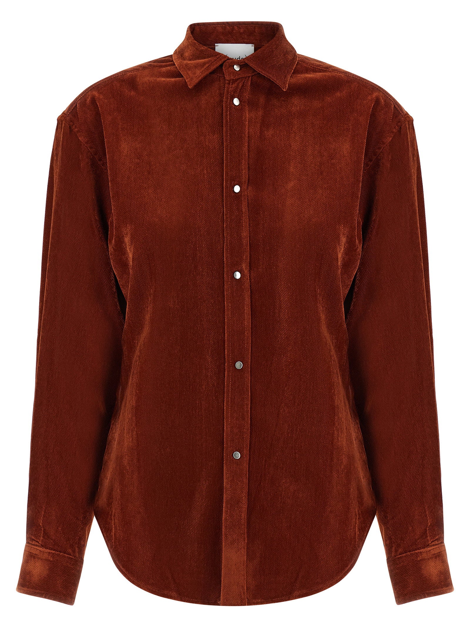 Nude Velvet Shirt