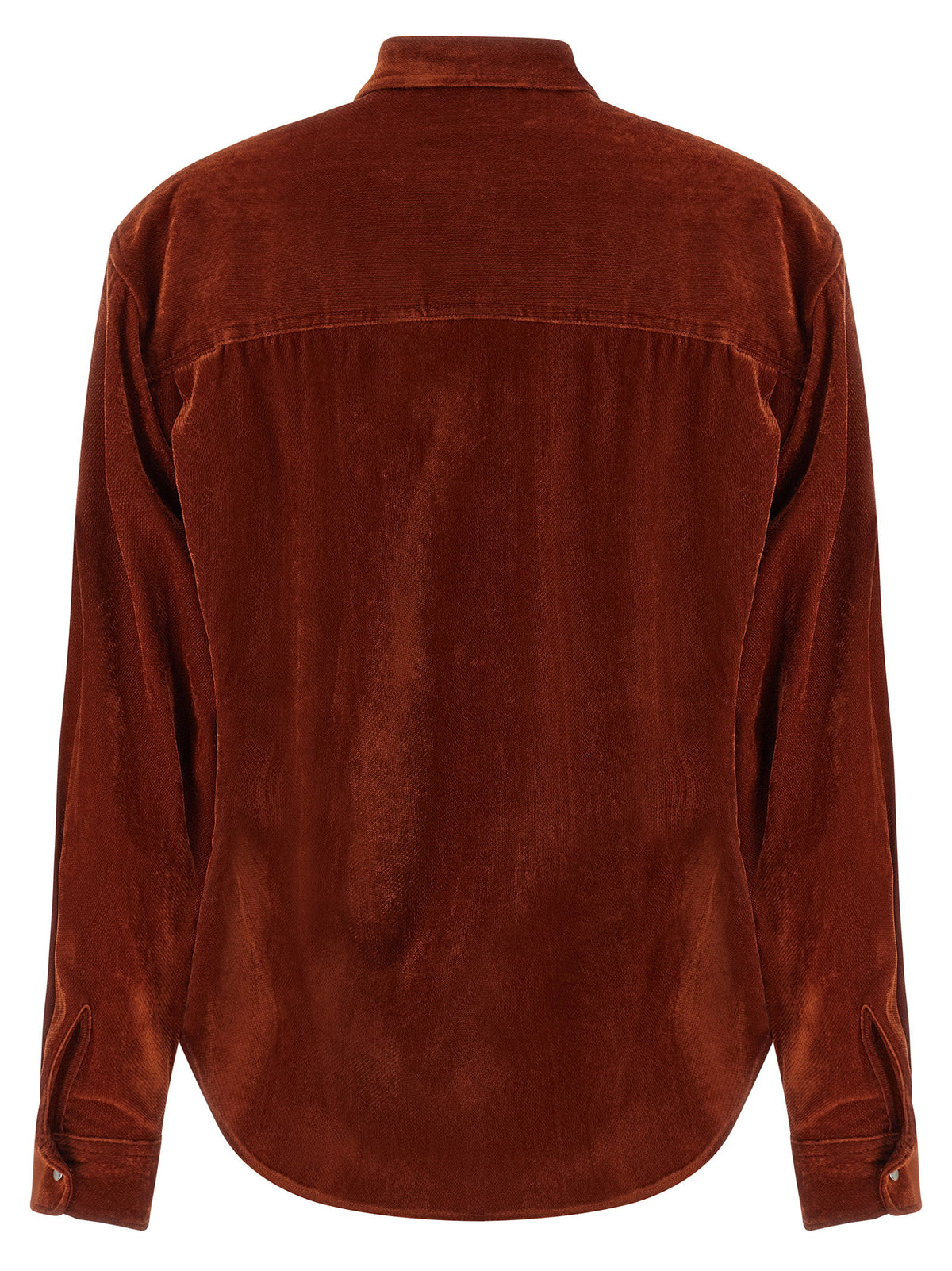 Nude Velvet Shirt