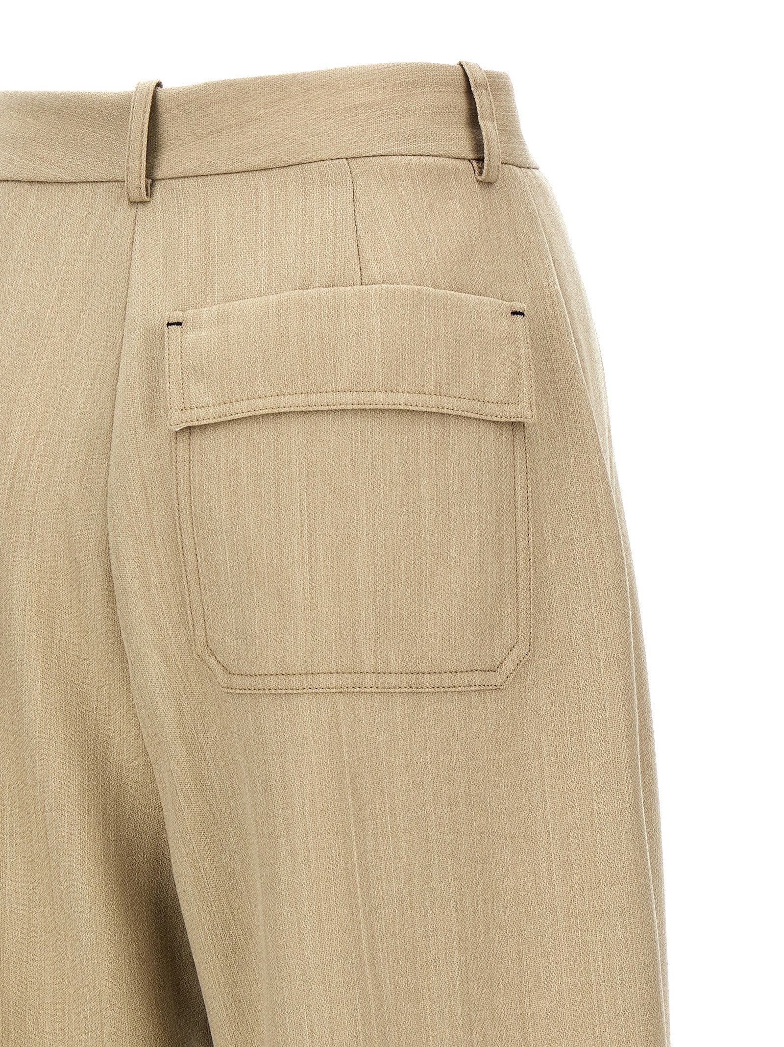 Victoria Beckham Maxi Turn-up Pants