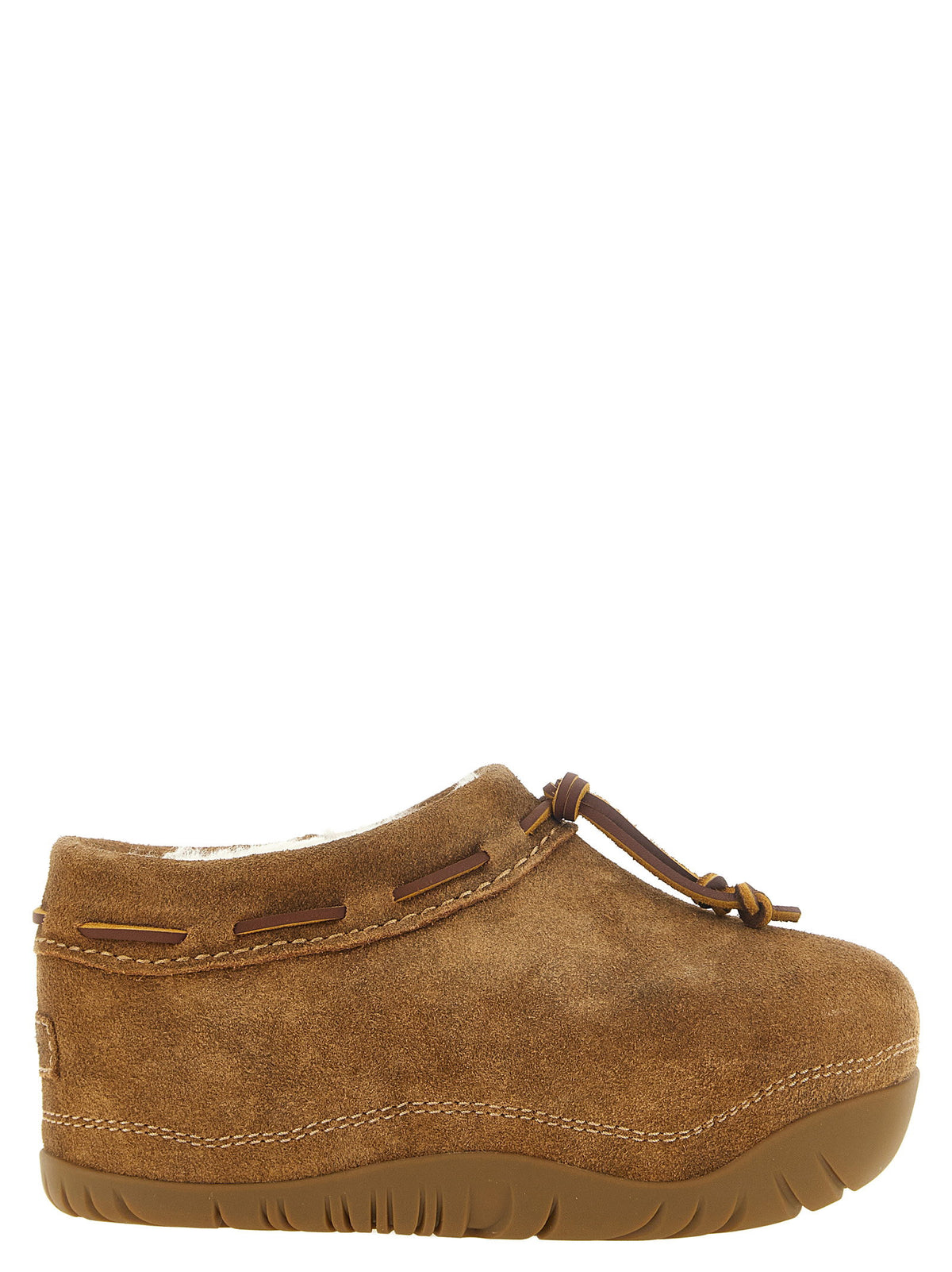 UGG Brown Bucked Sabots