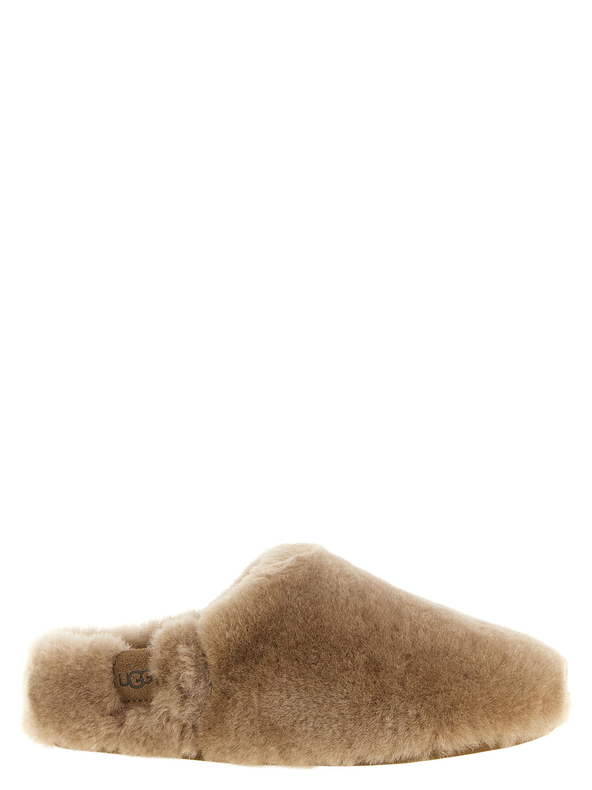 UGG Brown Elea Fluffed Sabots