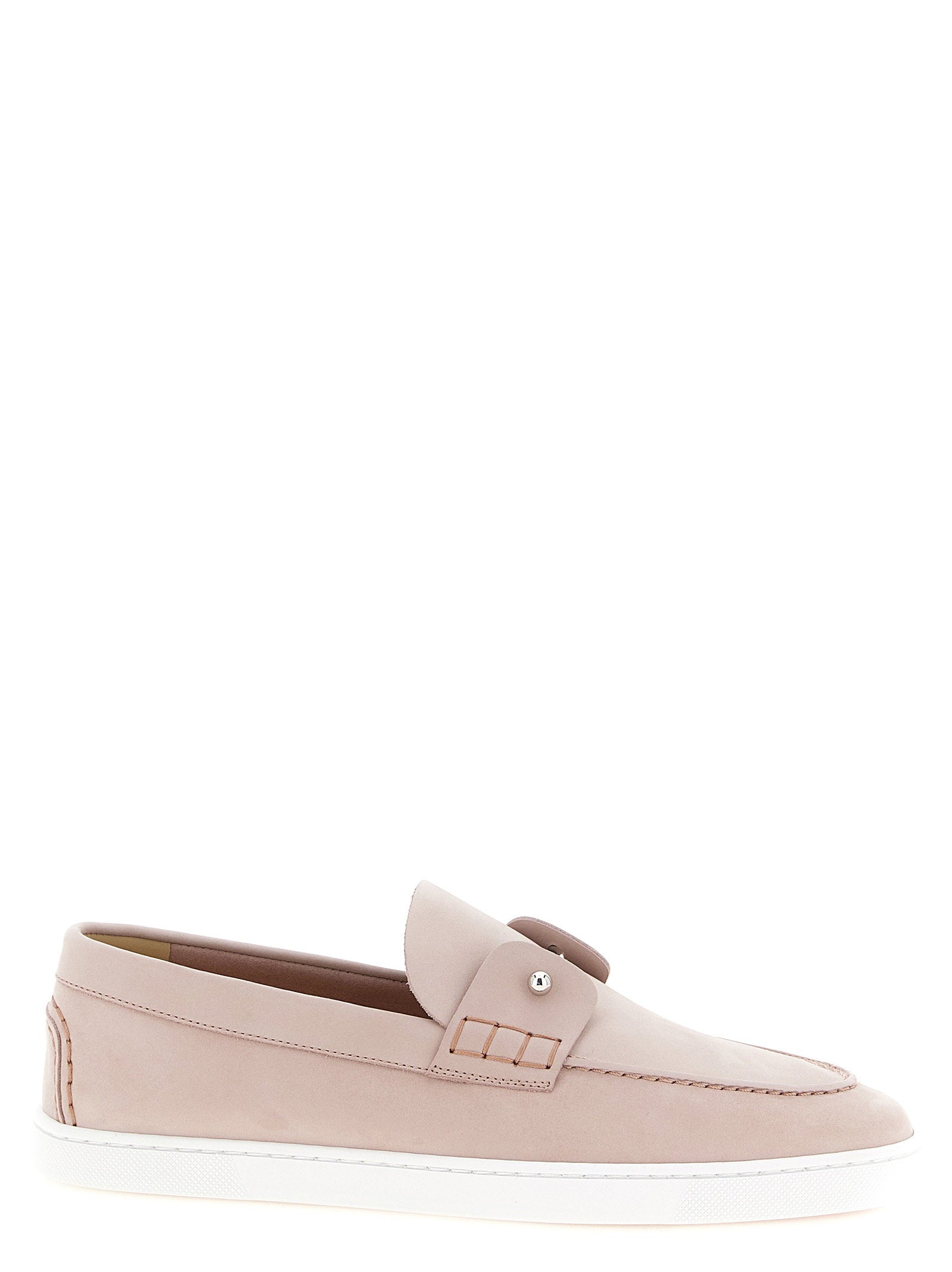 Christian Louboutin Loafers With Chambeliboat Metal Detail