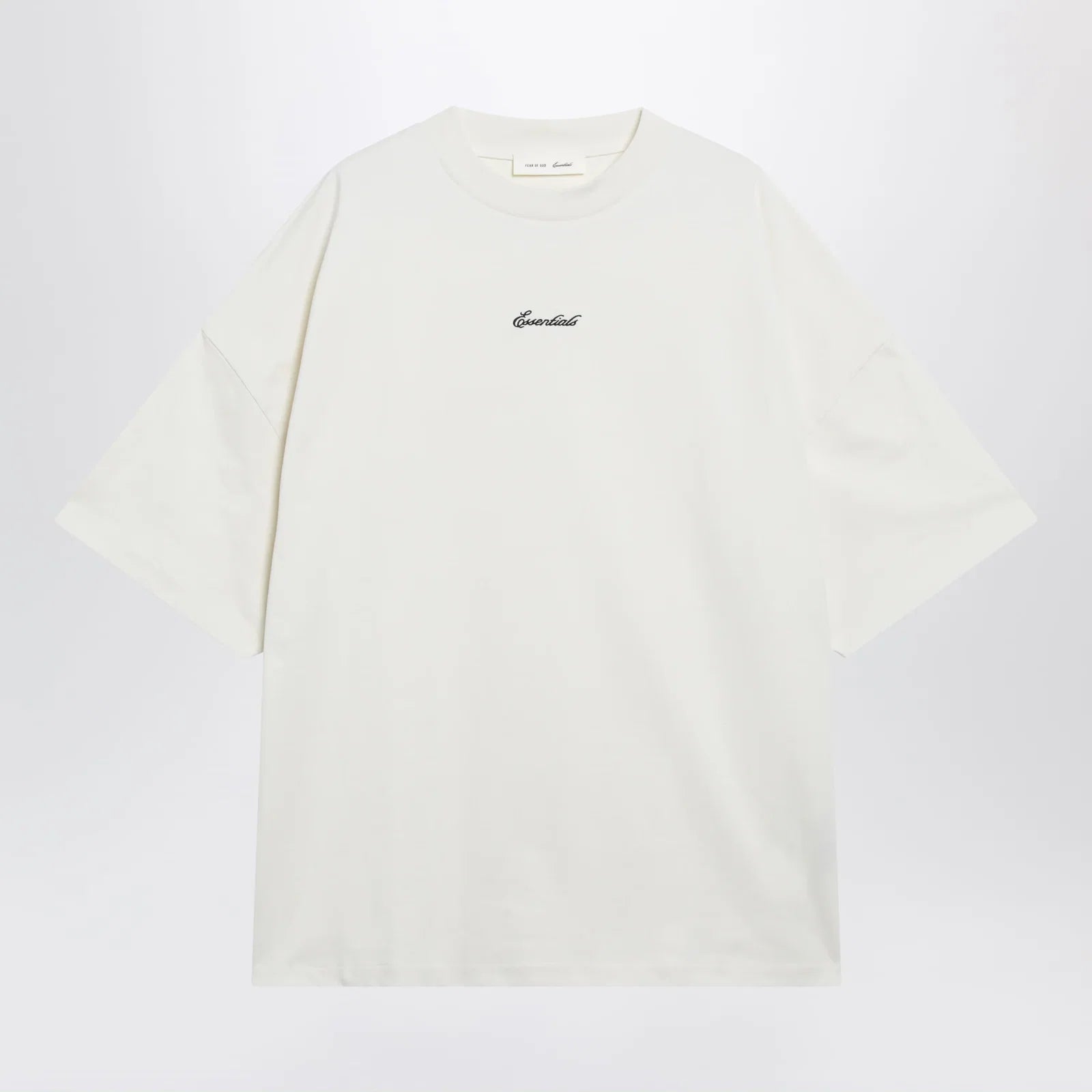 Fear of God Essentials Signature 90s oversized cotton jersey T-shirt in ivory