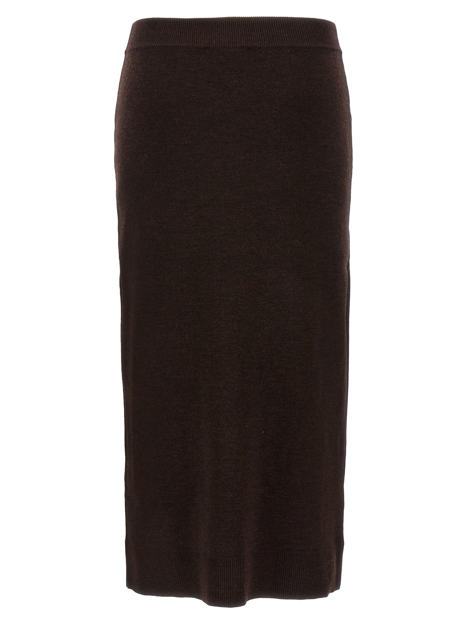 Victoria Beckham Bottoni Midi Skirt