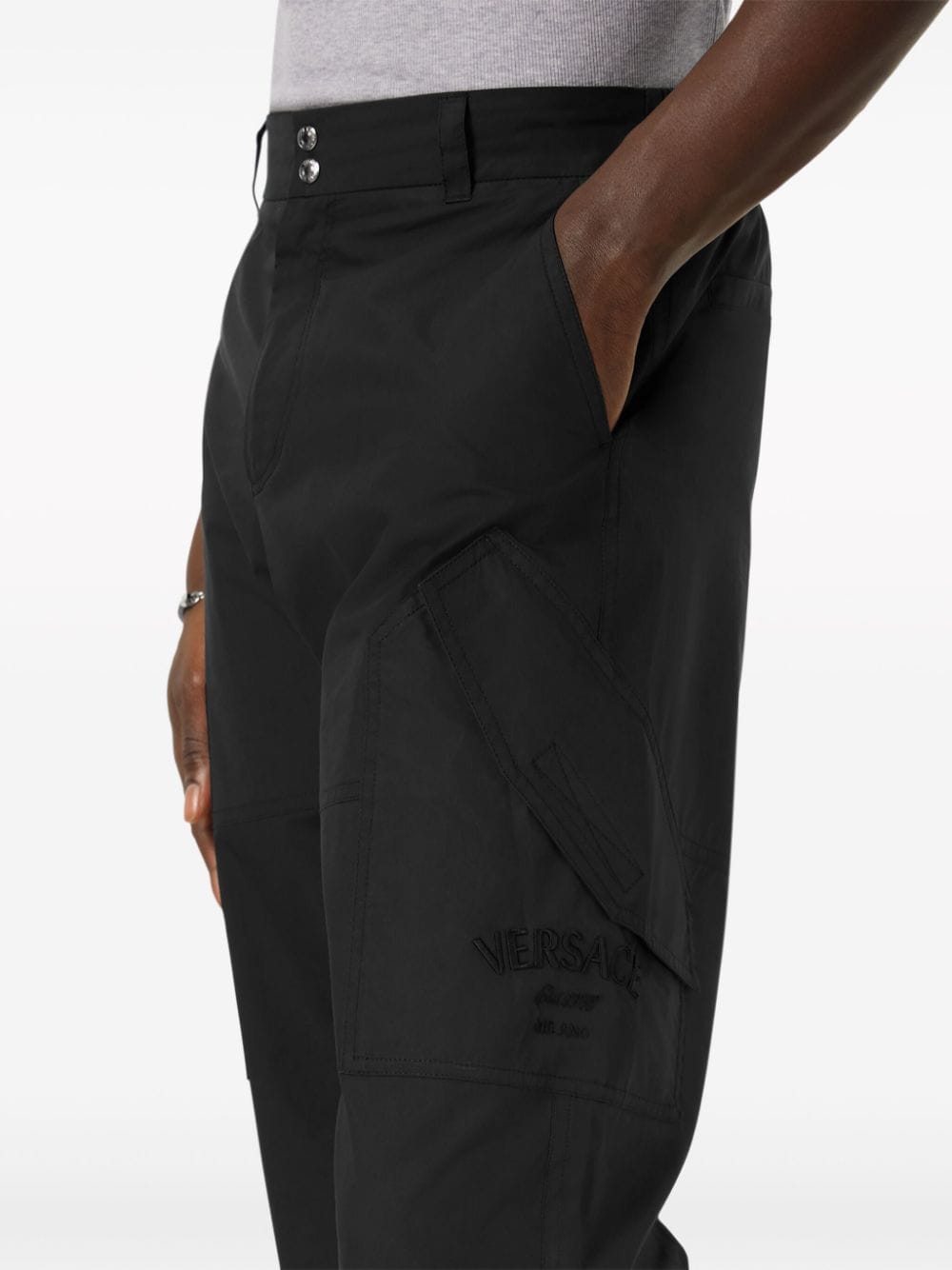 Versace Milano Stamp tailored trousers