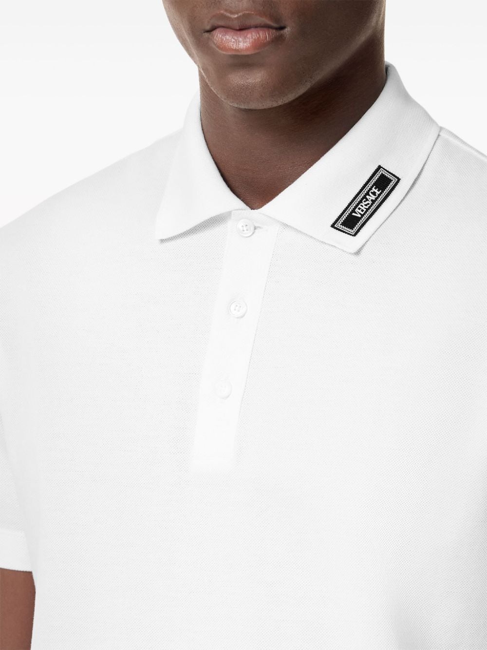 Versace 90s Logo polo shirt
