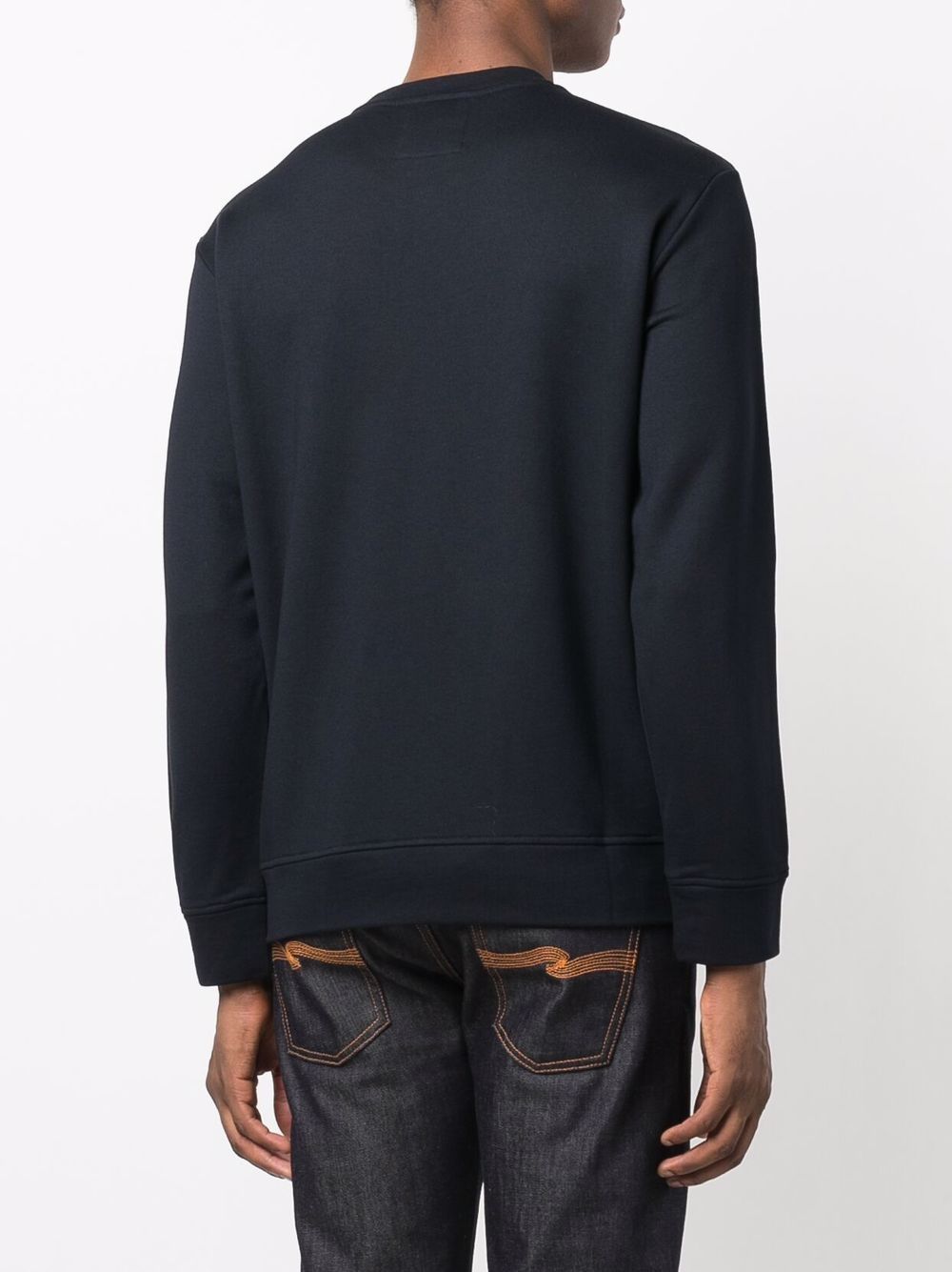 Emporio Armani Modal-blend sweatshirt with logo print