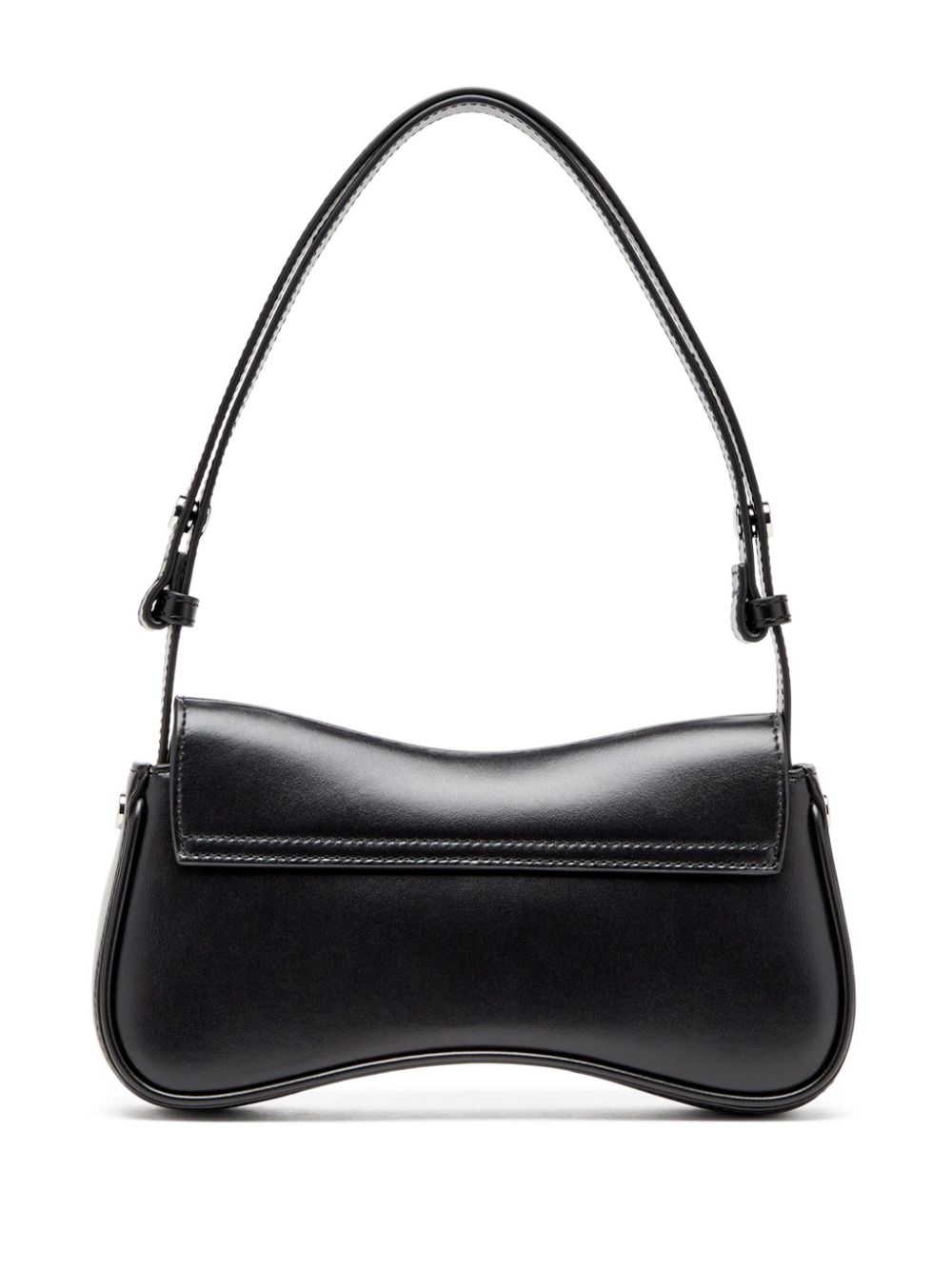 Diesel Play-Semi gloss leather shoulder bag